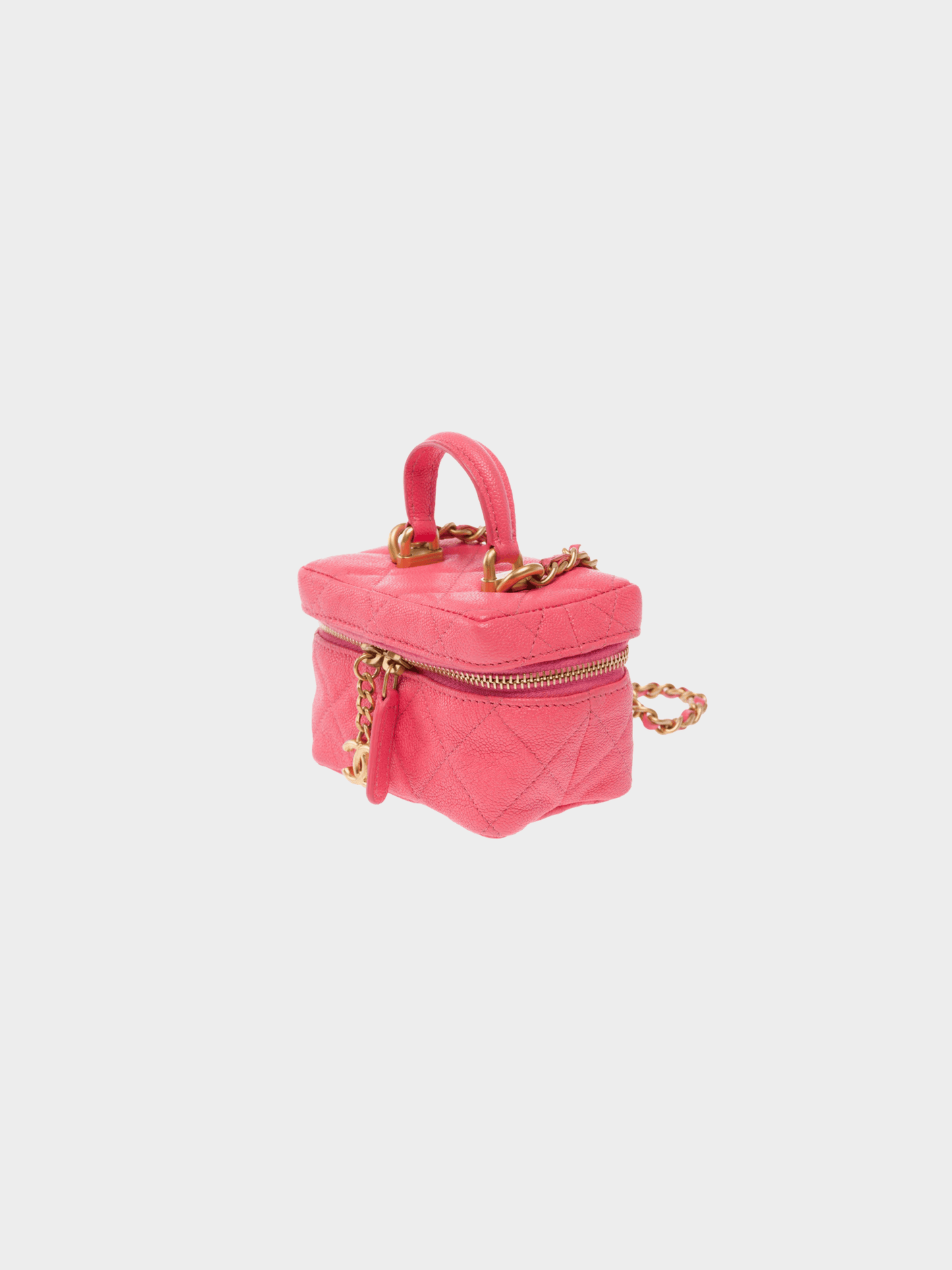 Chanel 2021 Pink Vanity Case Bag
