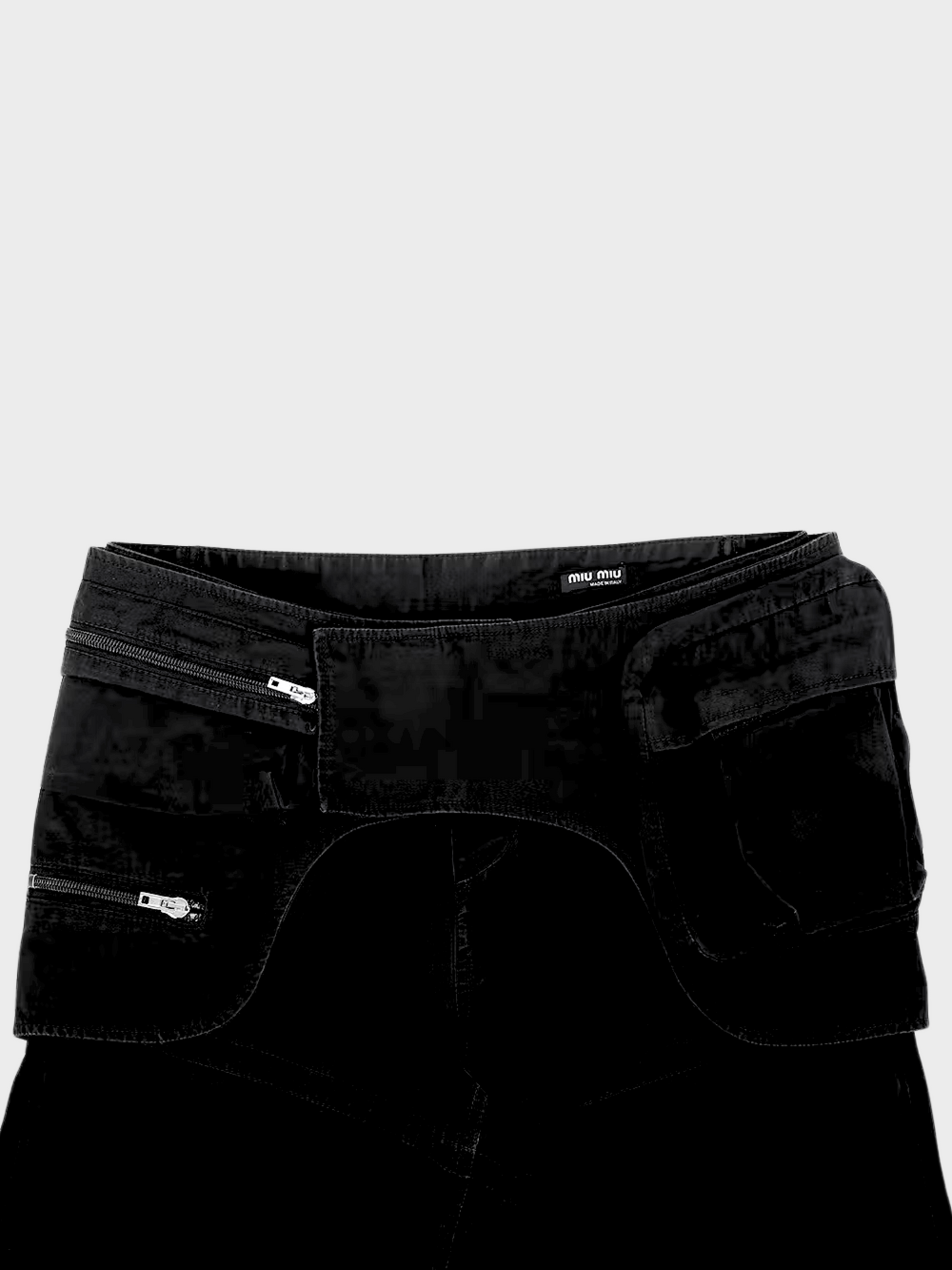 Miu Miu SS 2003 Black Cargo Pants