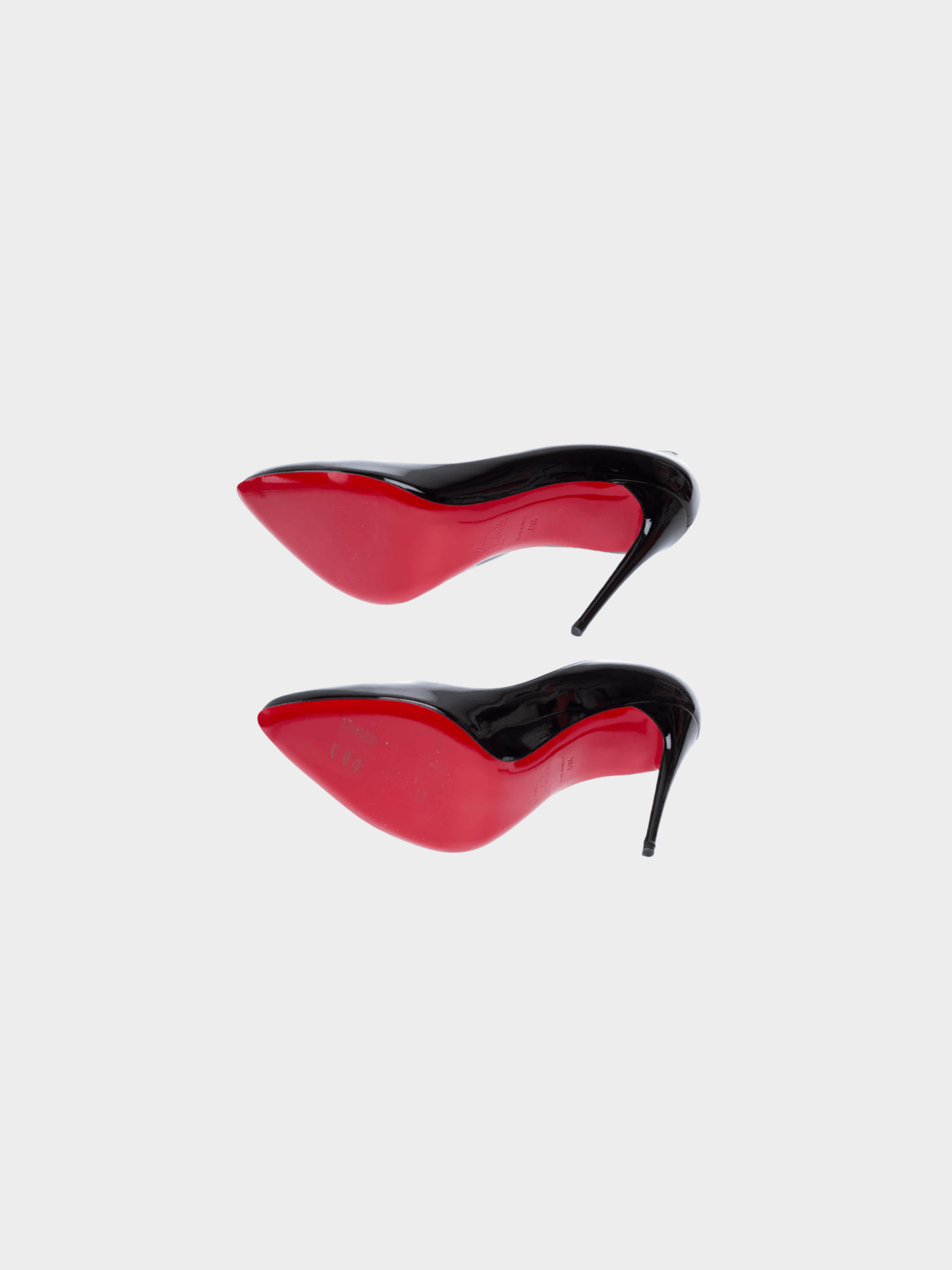 Christian Louboutin 2010s Black Leather Pumps