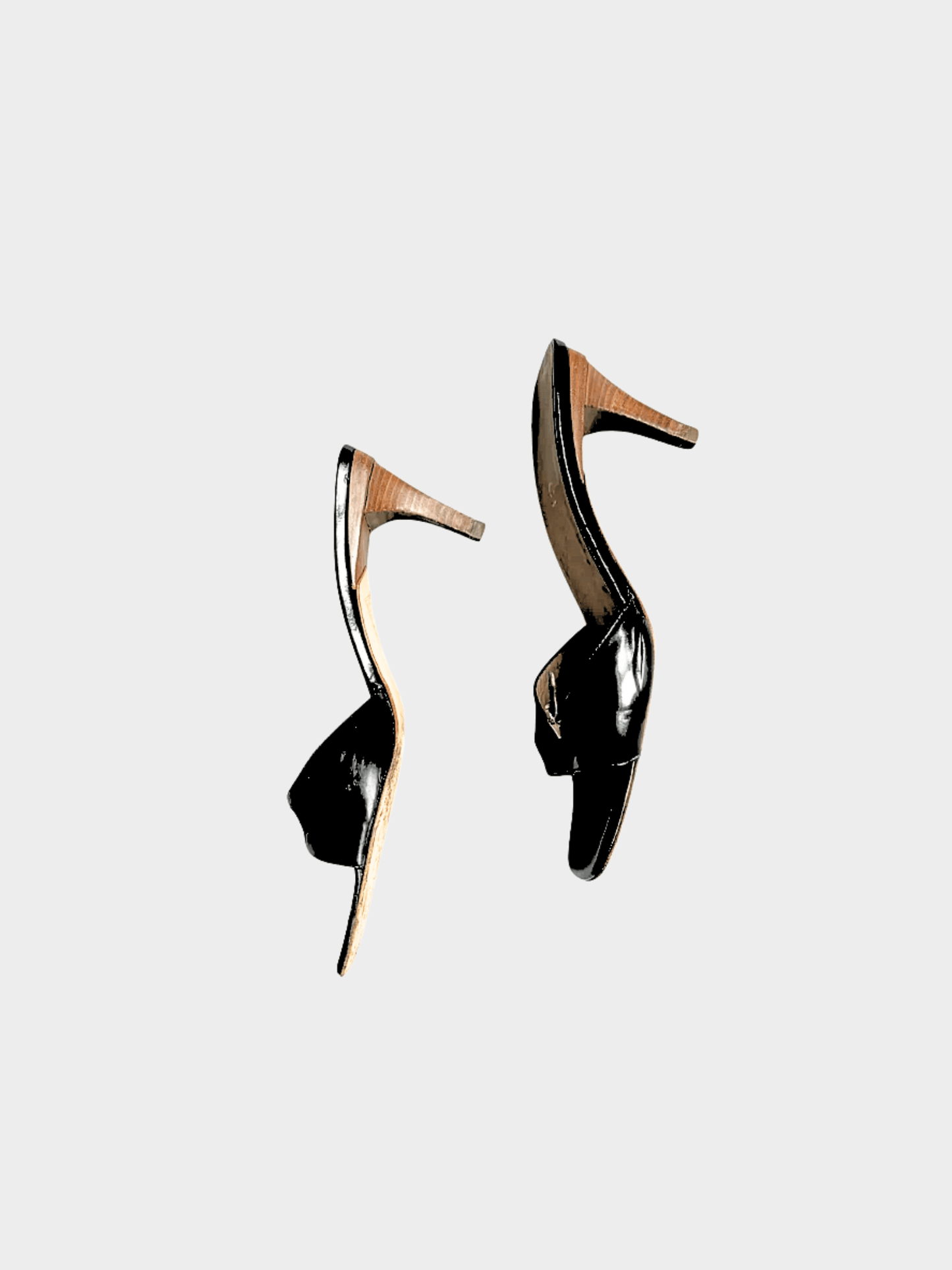 Gucci 2000s Black Leather Mules