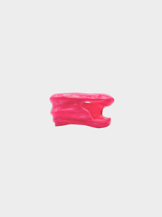 Christian Lacroix 1990s Pink Bakelite Bangle