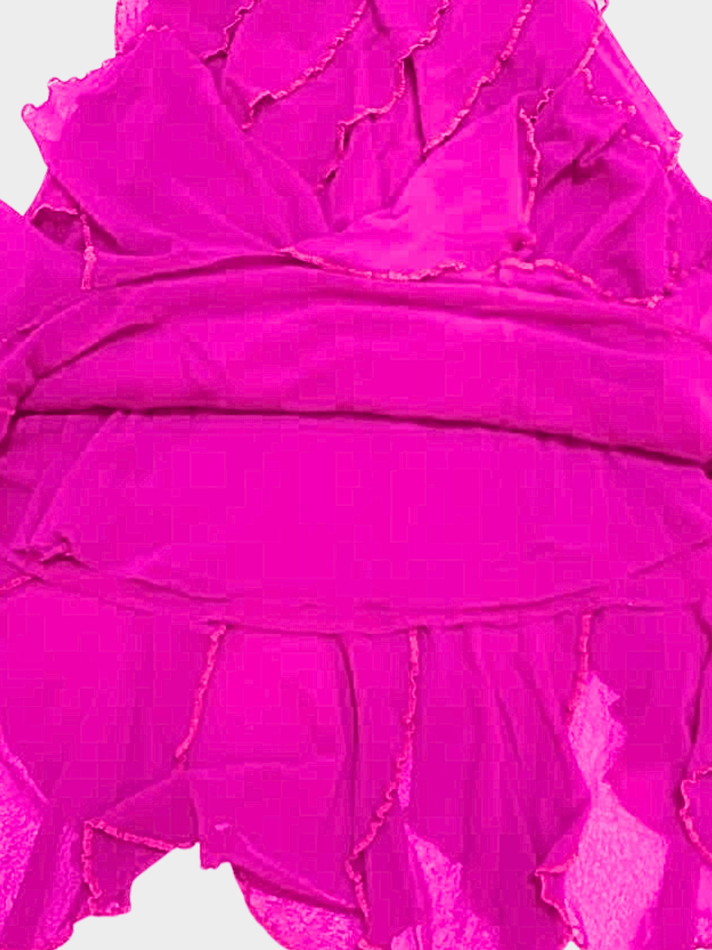 Jean Paul Gaultier 1990s-2000s Rare Soleil Ruffled Mesh Skirt