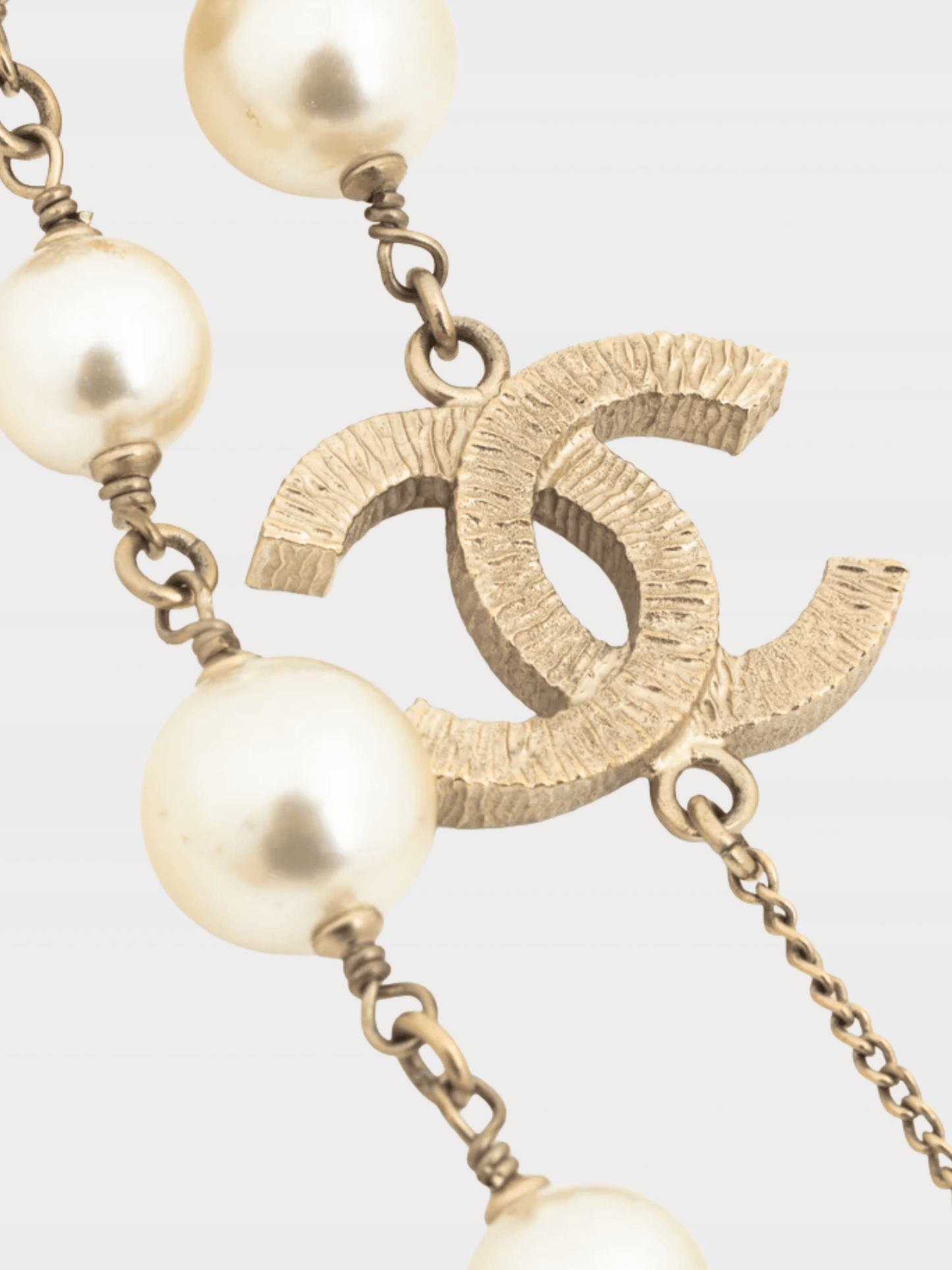 Chanel 2009 Métiers d’Art Gold-Tone Multi CC Double Wrap Long Chain Necklace