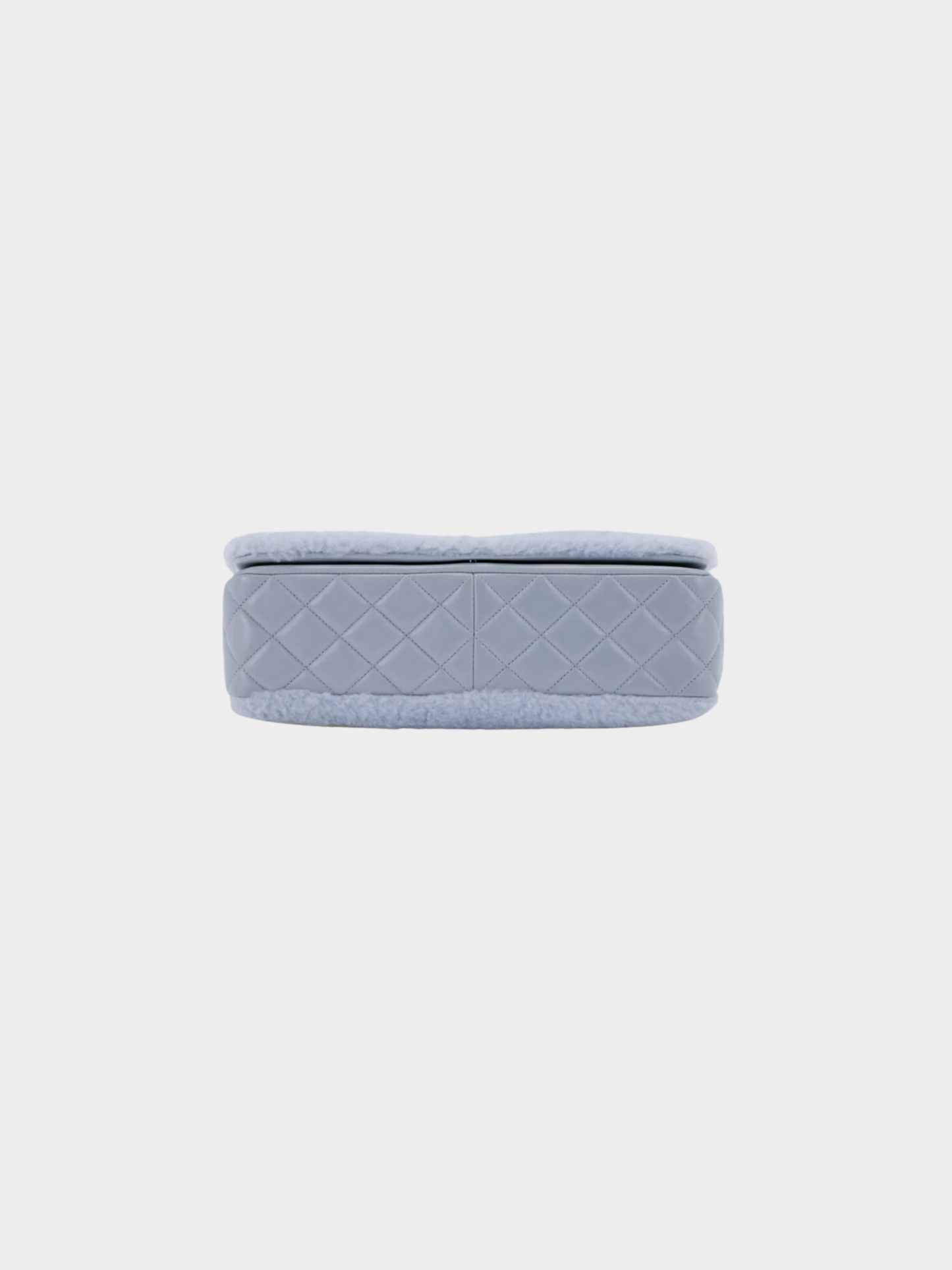 Chanel FW 2014 Rare Blue Shearling Supermarket Bag