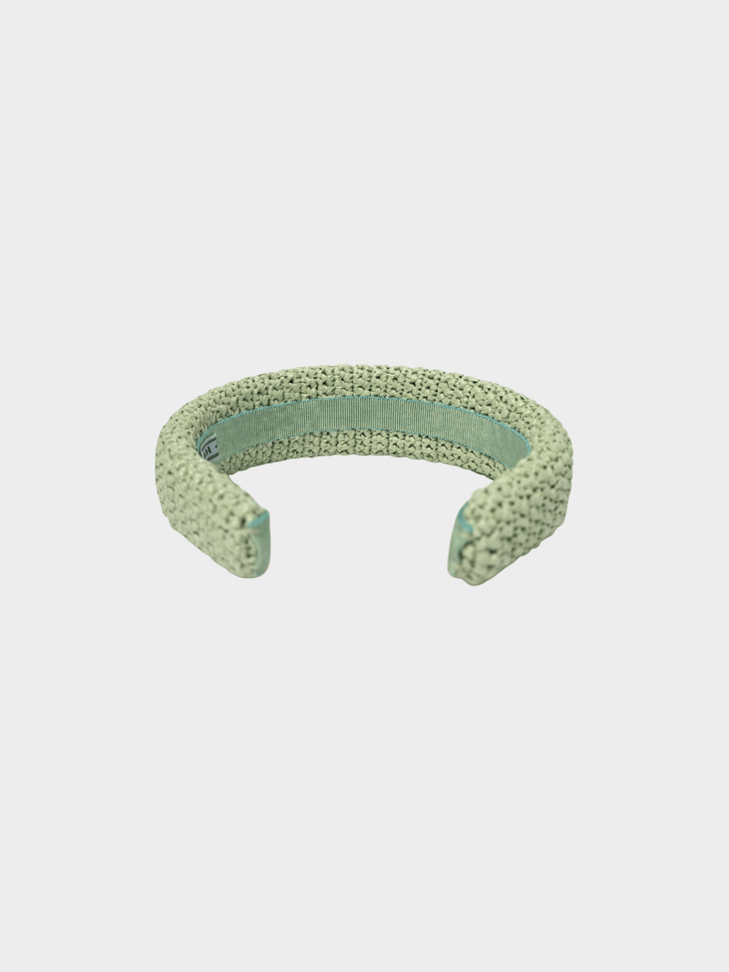 Prada 2020s Mint Green Crochet Headband
