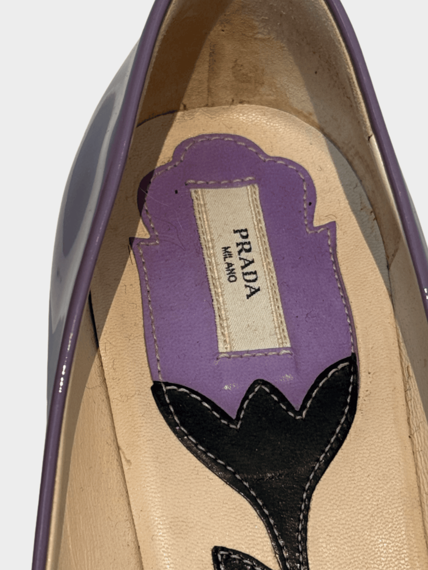 Prada Resort 2008 Purple Patent Leather Pumps