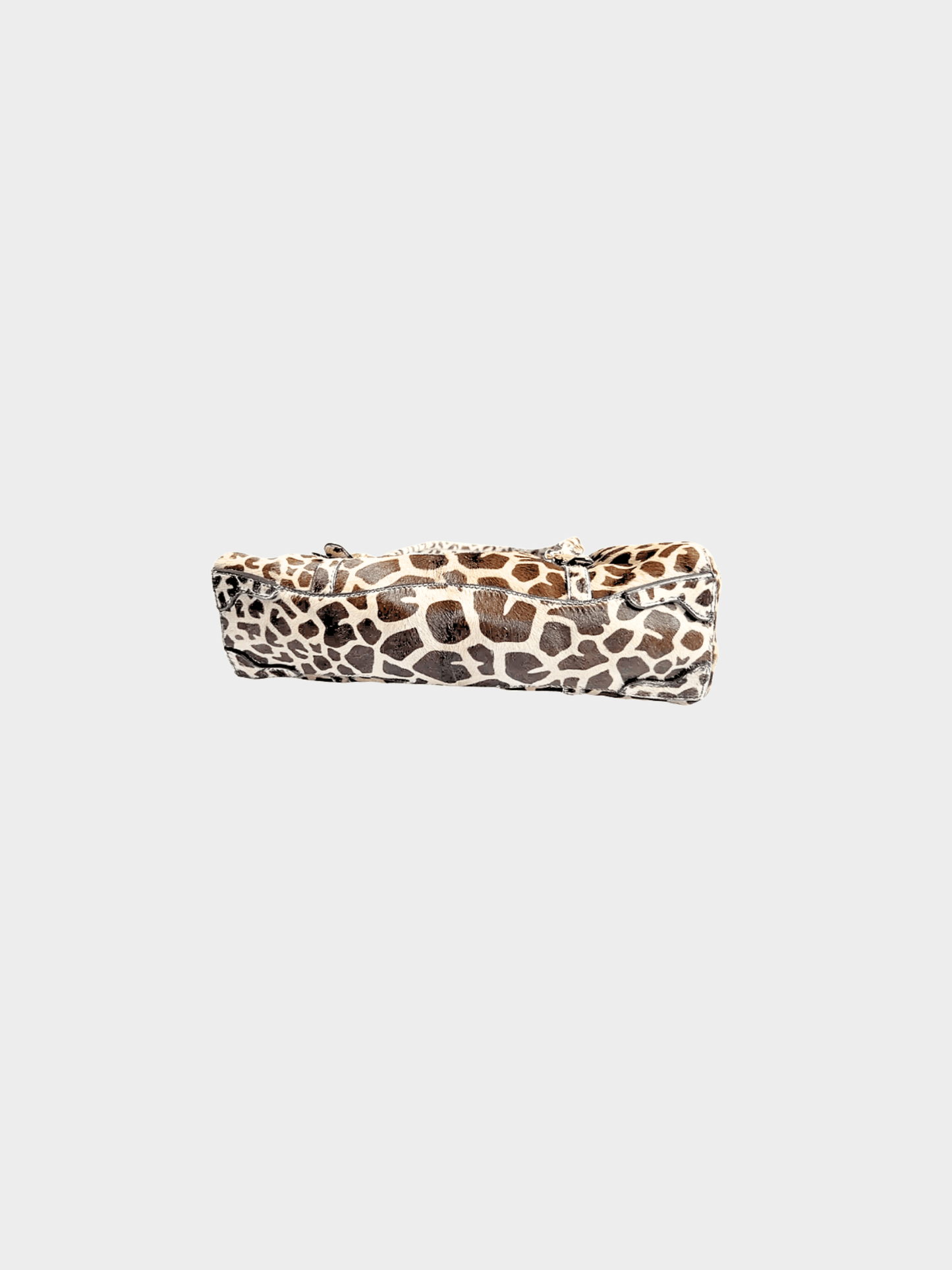 Prada 2000s Ponyhair Giraffe-Print Cavallino Shoulder Bag