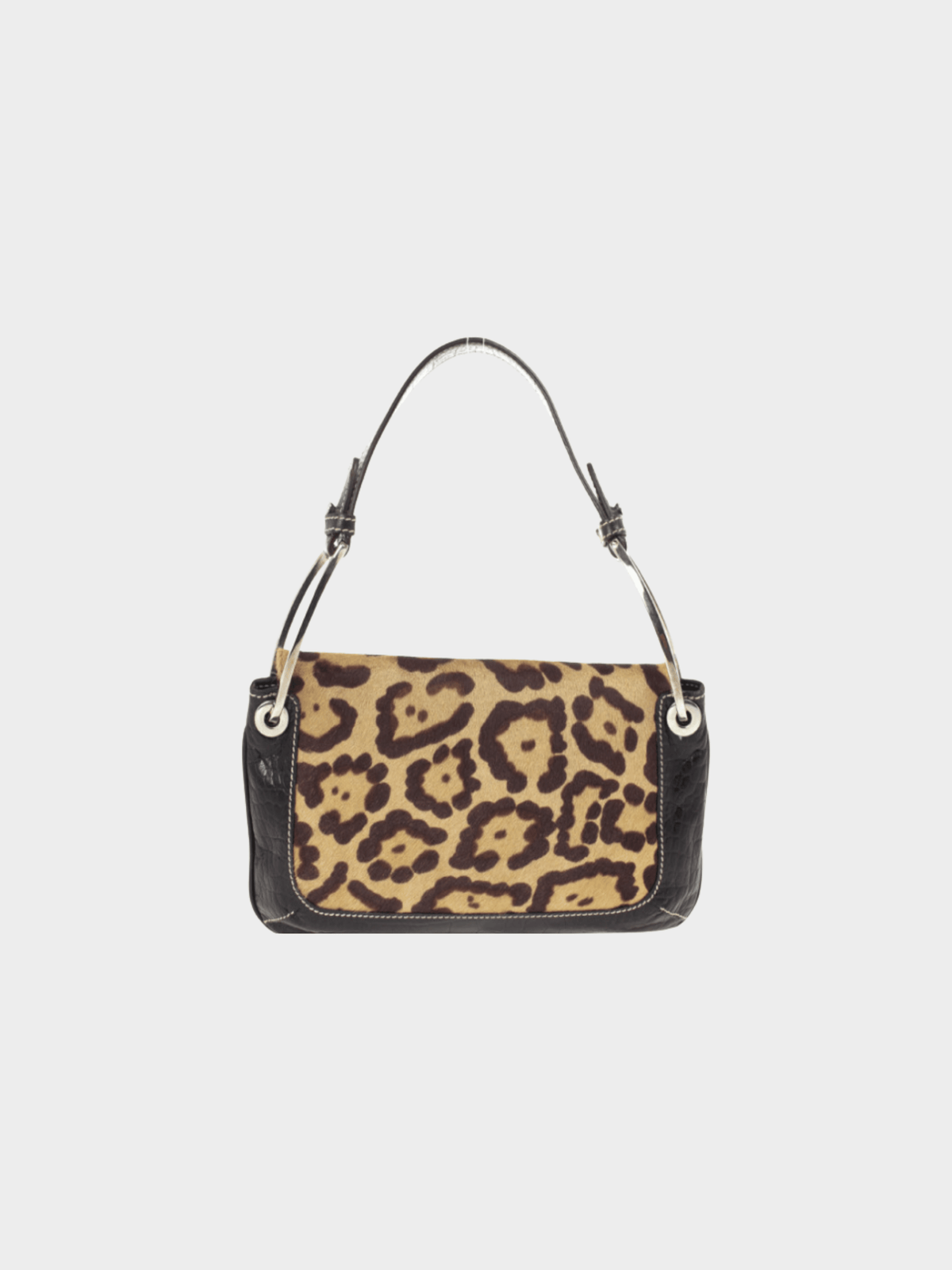 Valentino FW 2004 Runway Cheetah Pony Hair Leather Bag