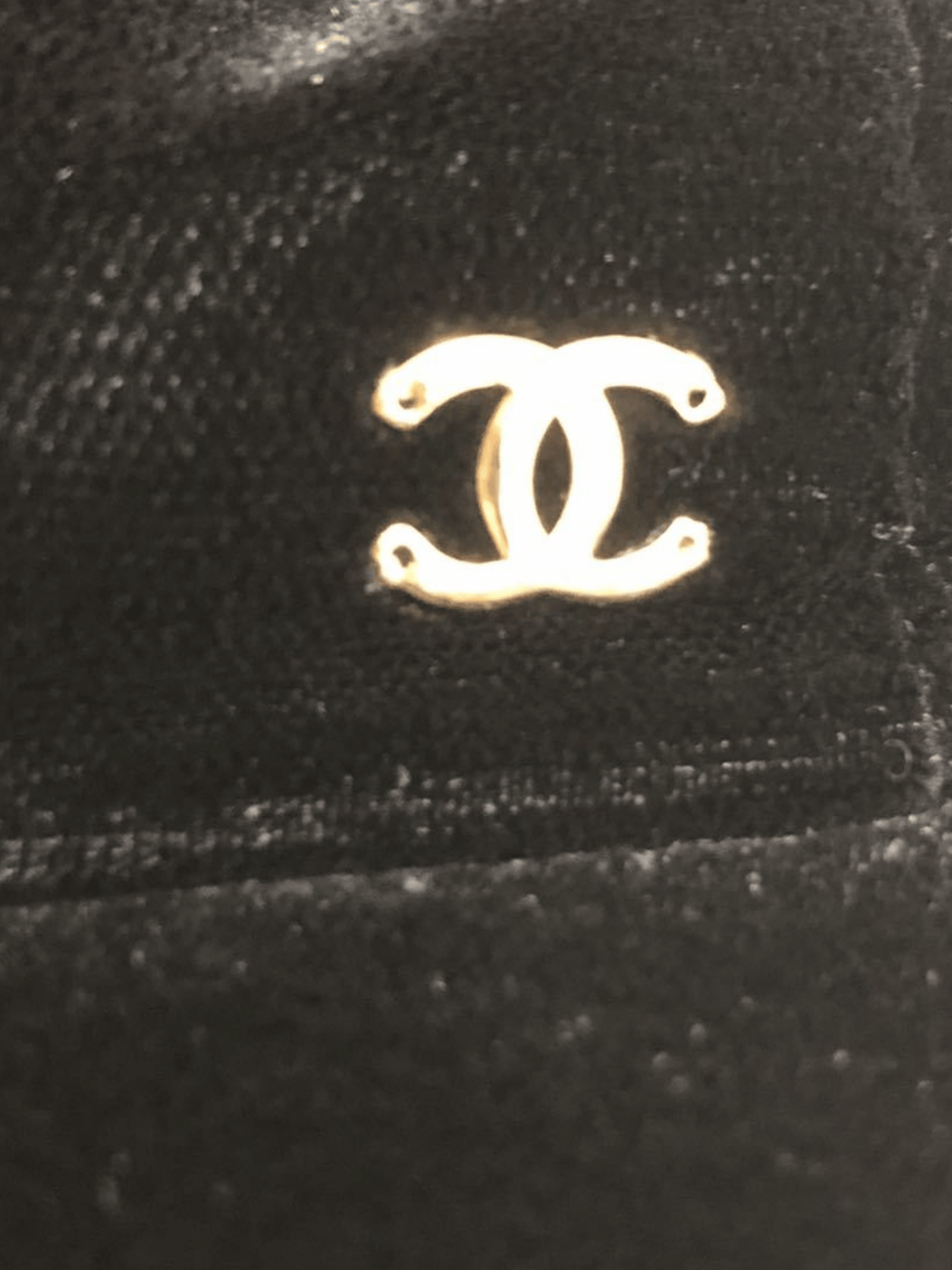 Chanel 2021 Black Velvet Newsboy Casquette Hat