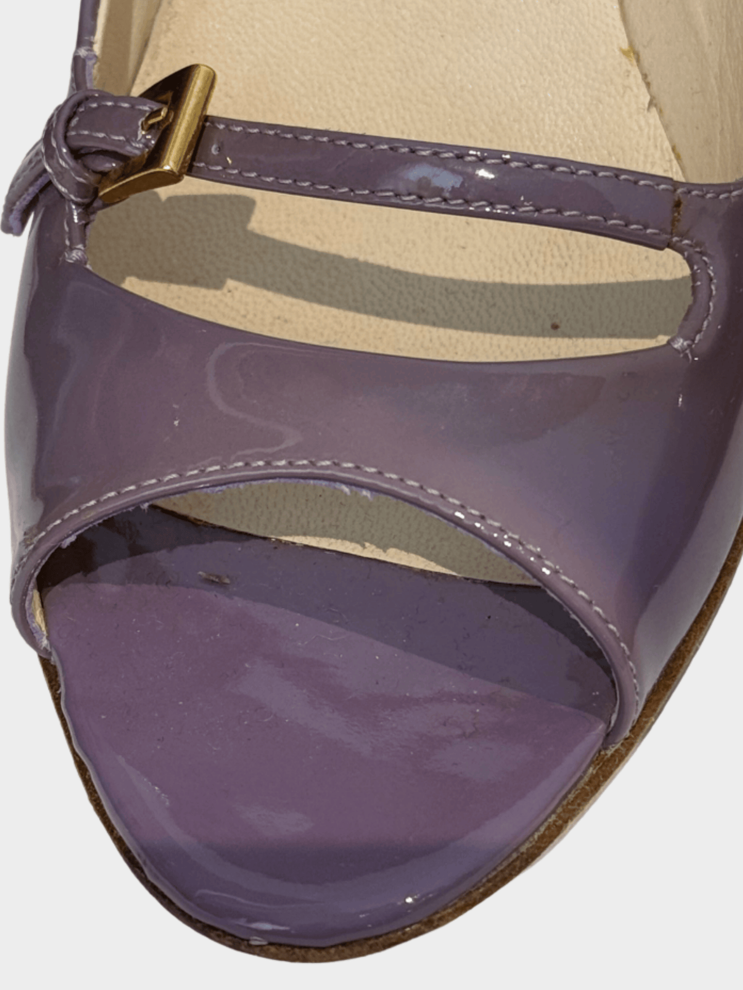 Prada Resort 2008 Purple Patent Leather Pumps