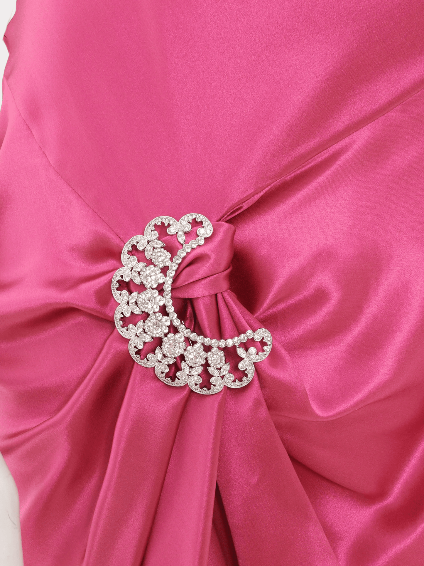 Christian Dior by John Galliano SS 2004 Pink Silk Satin High Bias But Slit Dress