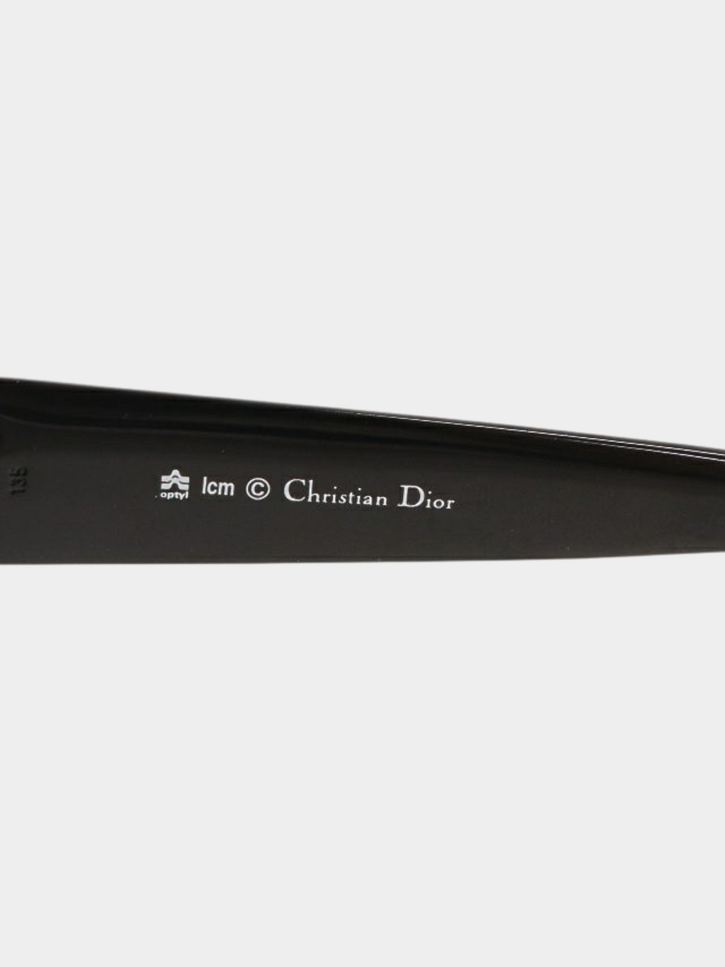 Christian Dior 2000s Black CD Sunglasses