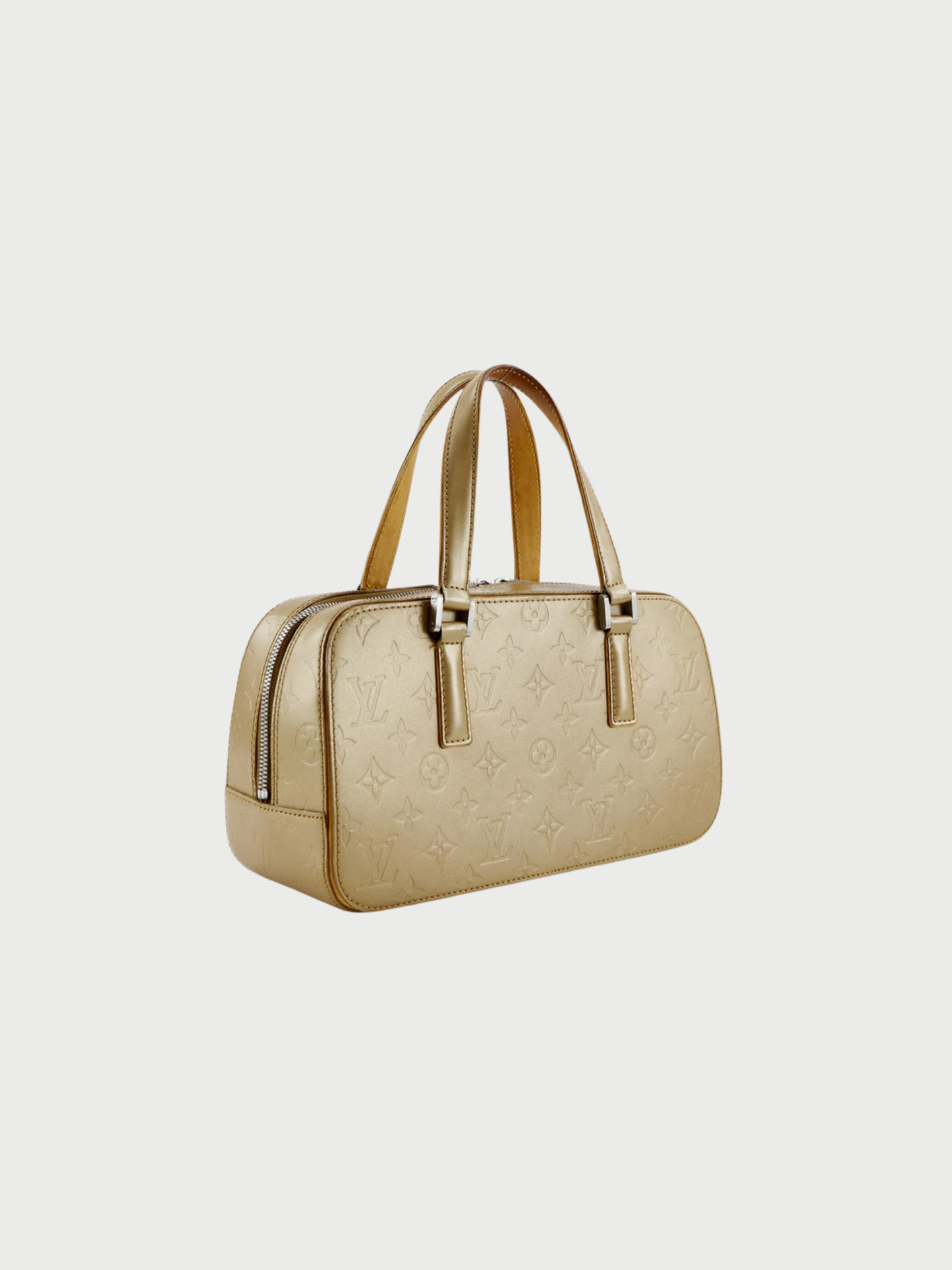 Louis Vuitton 2003 Ambre Gold Monogram Mat Shelton Handbag