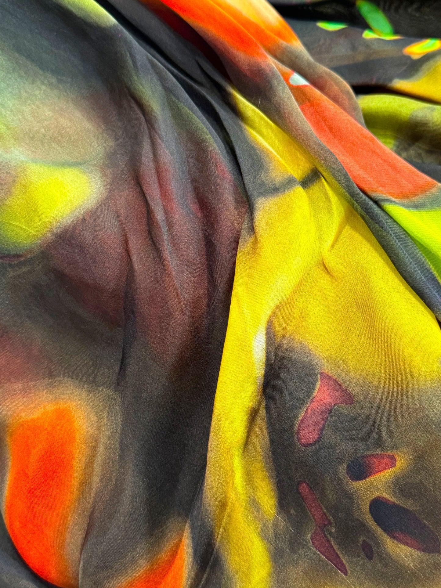 Plein Sud 2000s Multicolor Gradient Abstract Print Silk Dress