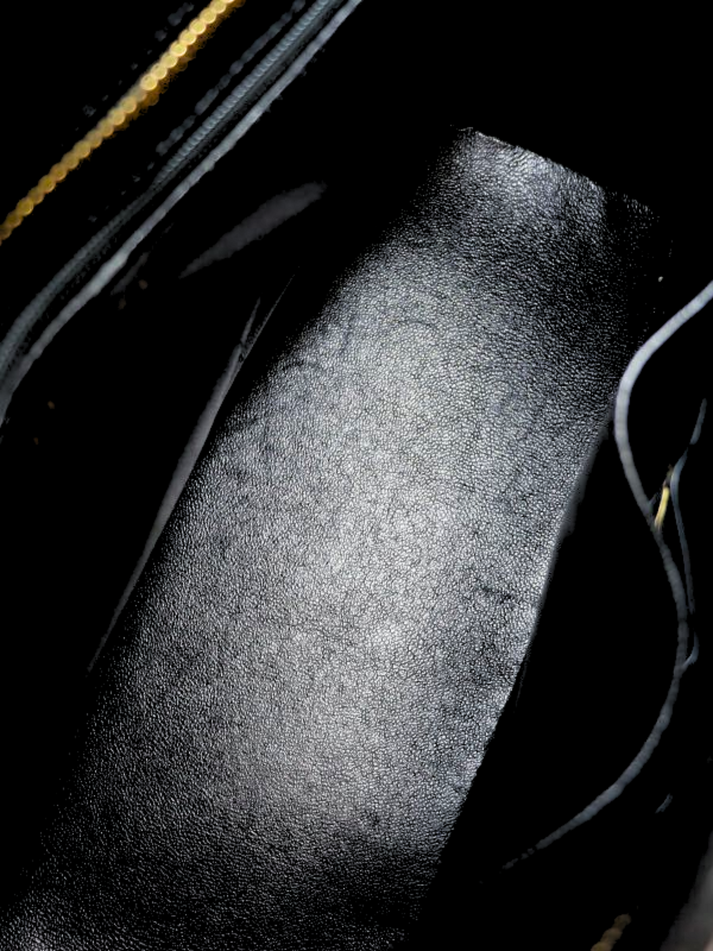 Chanel 1998 Black Leather Medallion Tote Bag
