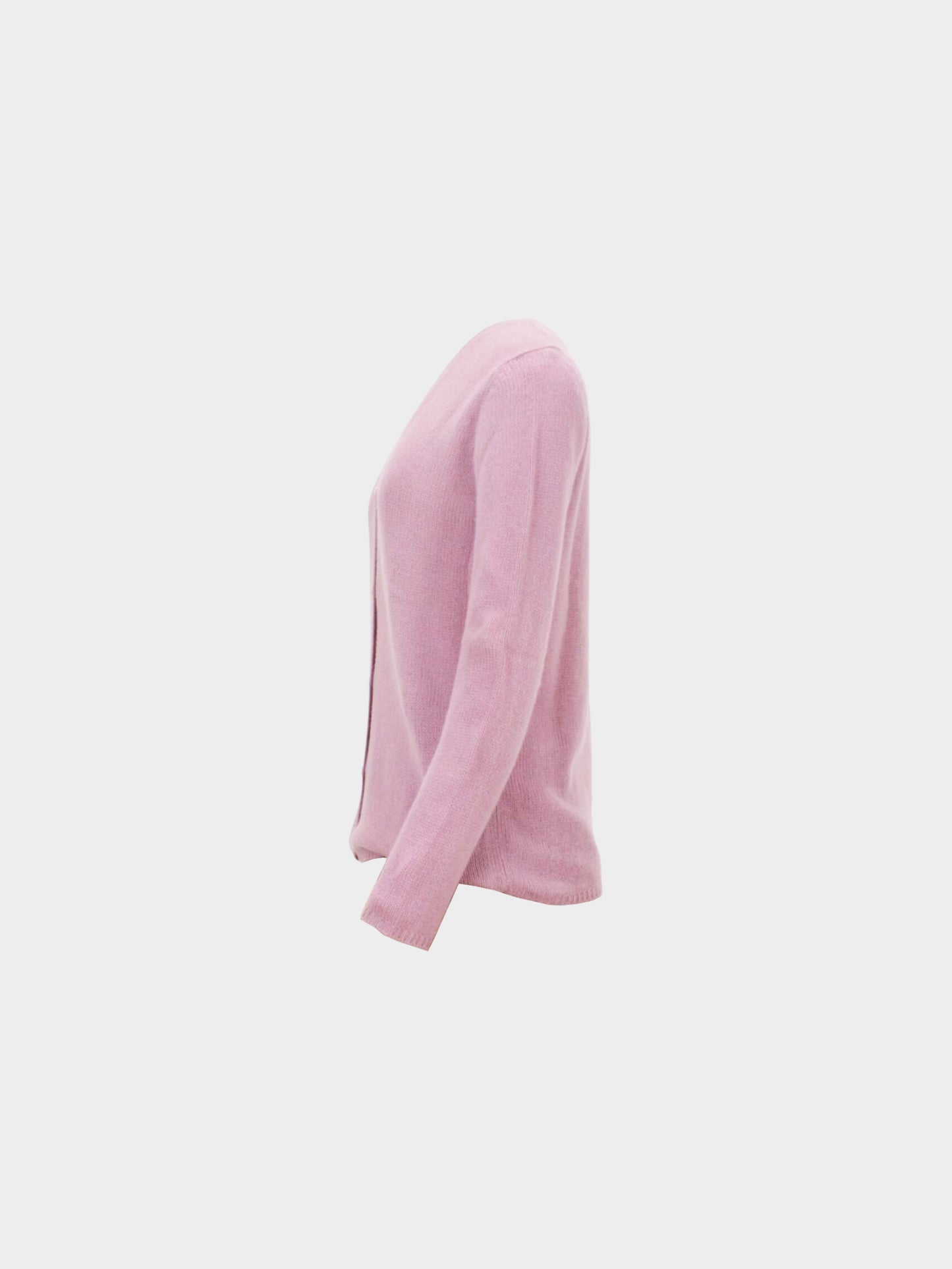 Prada 2000s Pink Cashmere Knitted Cardigan