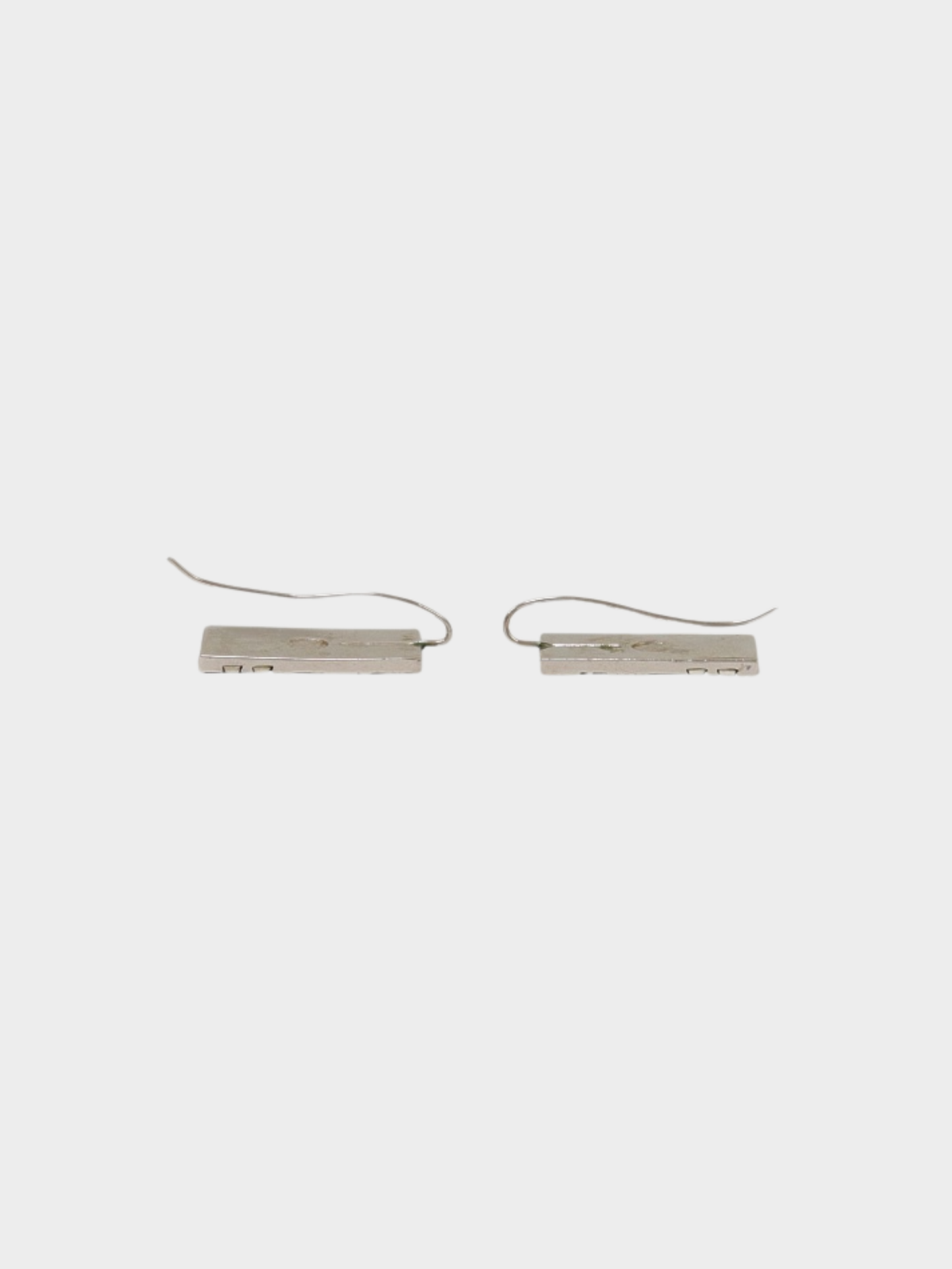 Christian Dior 2000s Blue Silver Trotter Earrings