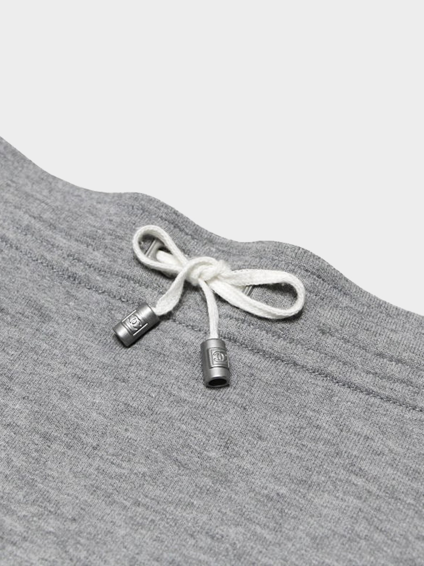 Chanel Sports Spring 2005 Grey CC Mini Sweat Skirt