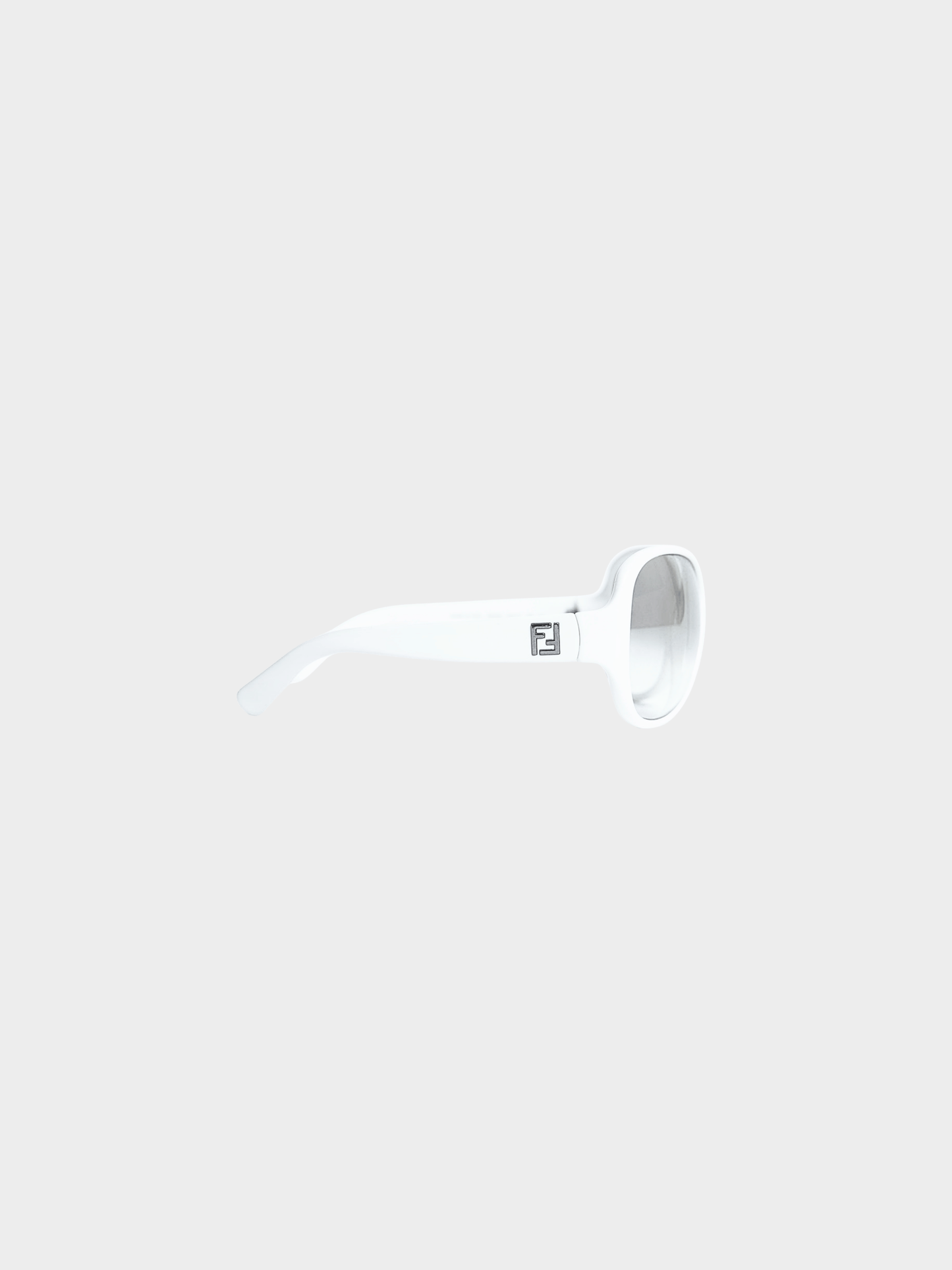 Fendi 2000s White Limited Edition Sunglass and Earmuffs Set