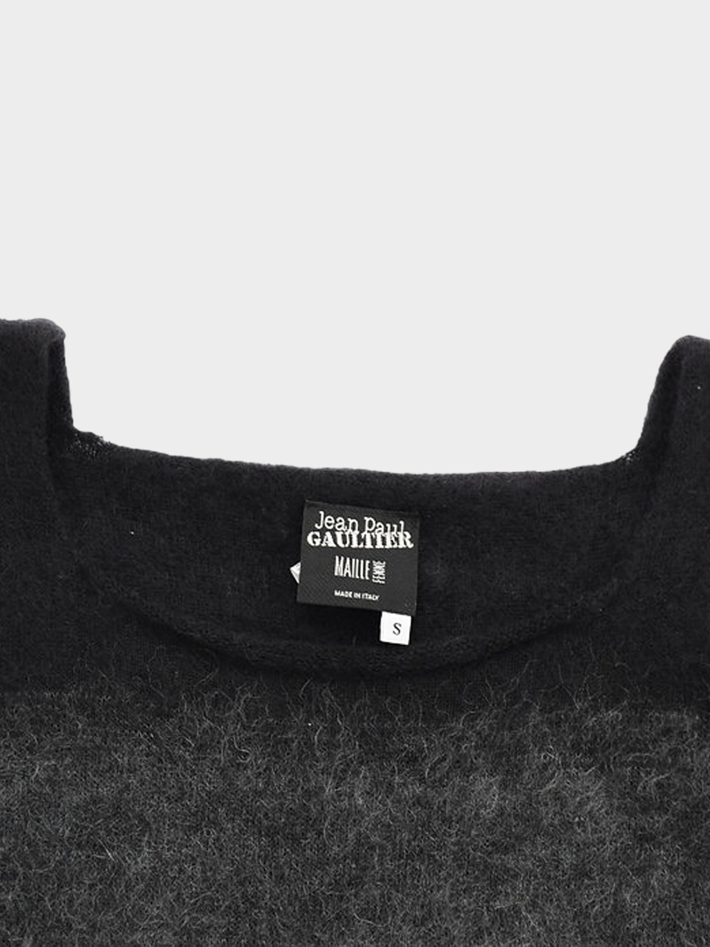 Jean Paul Gaultier 2000s Monochrome Mohair Dress