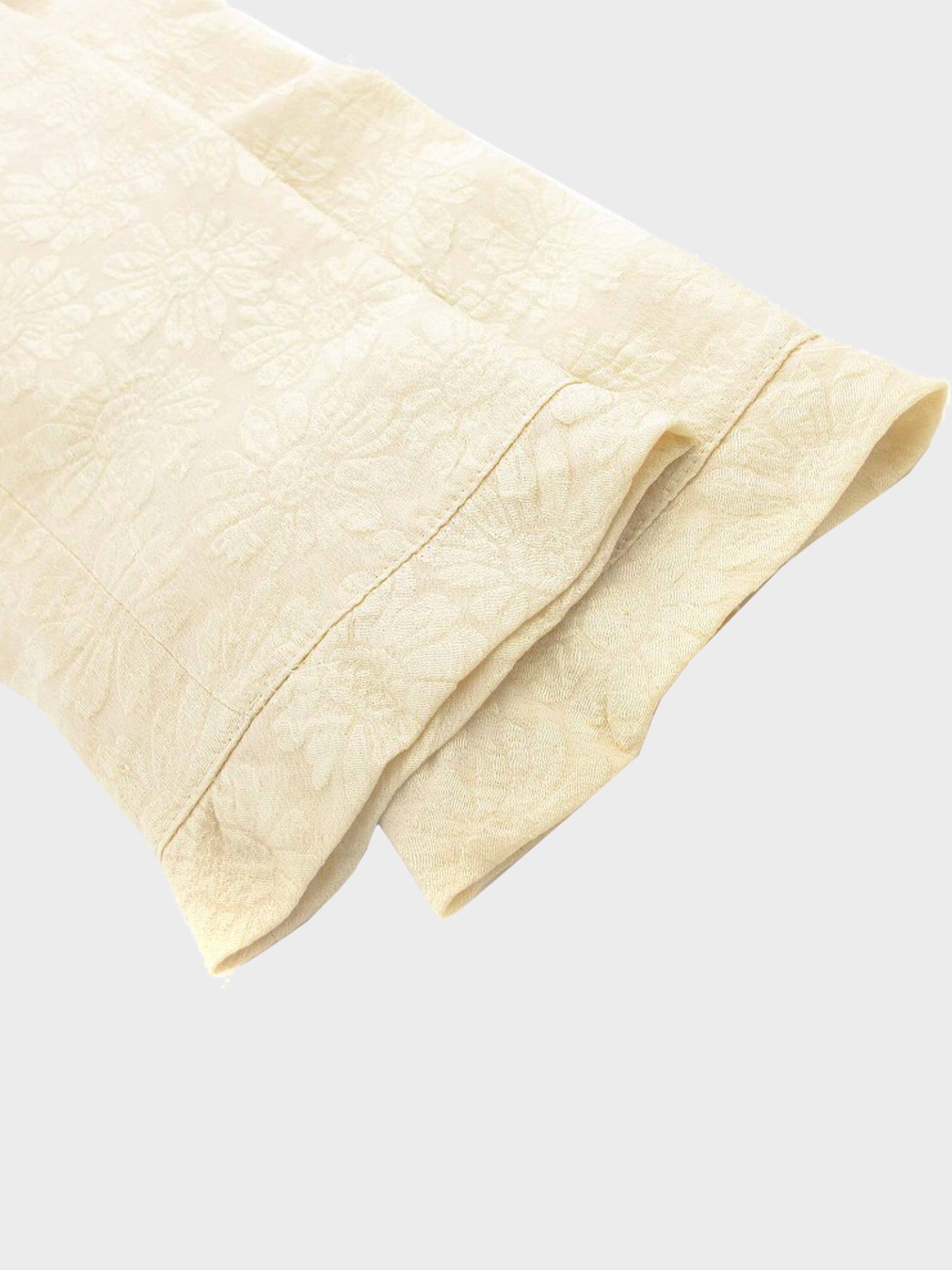 Chloé 2000s Beige Floral Silk Blend Jacquard Jacket