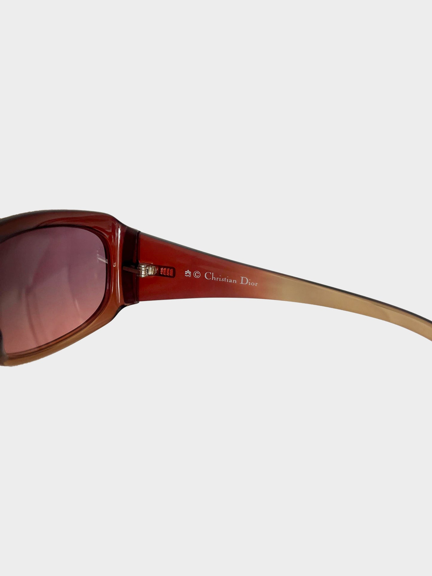 Christian Dior 2000s Gradient Brown Sunglasses