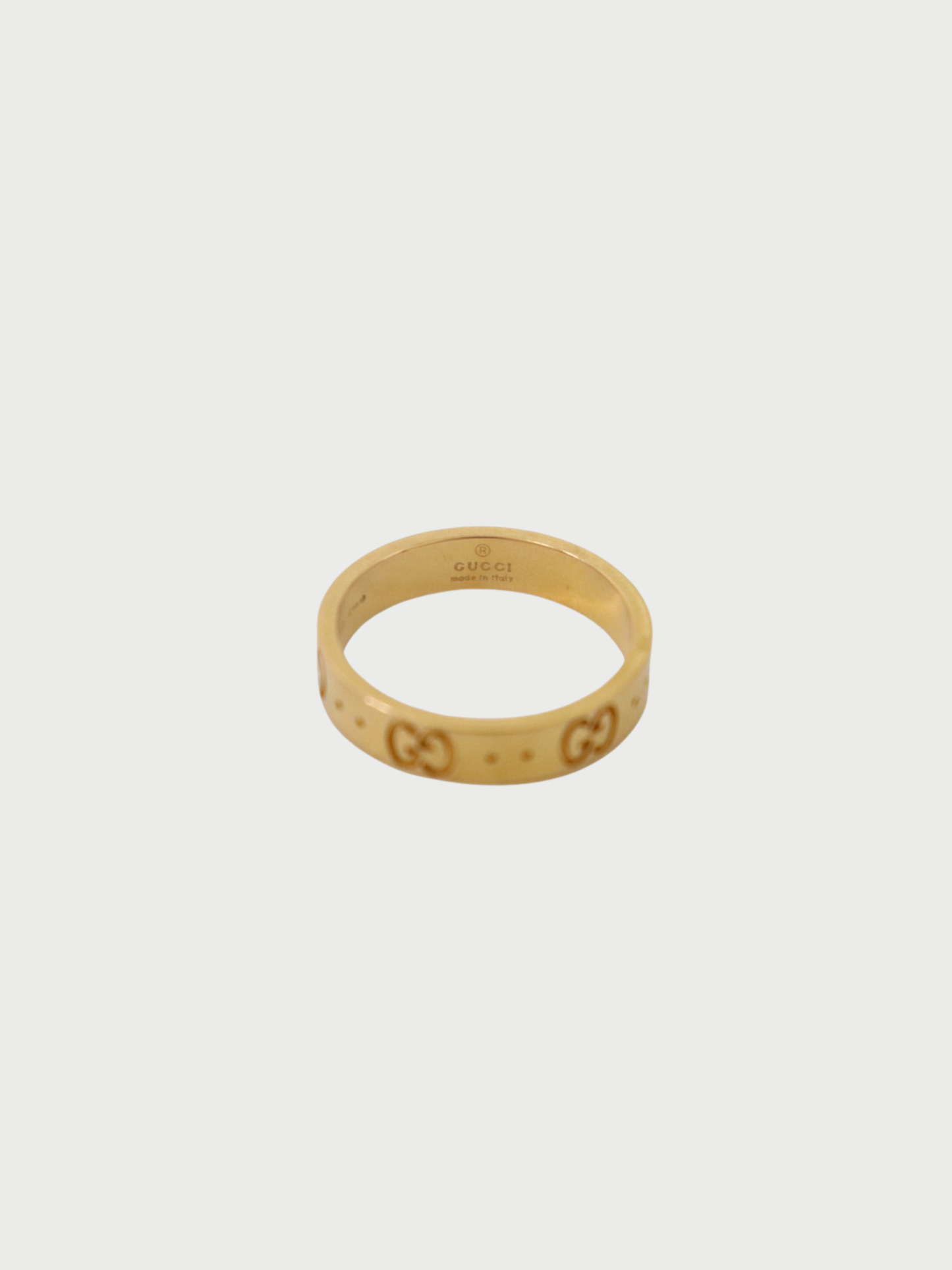 Gucci 2000s Gold 750 Icon Ring