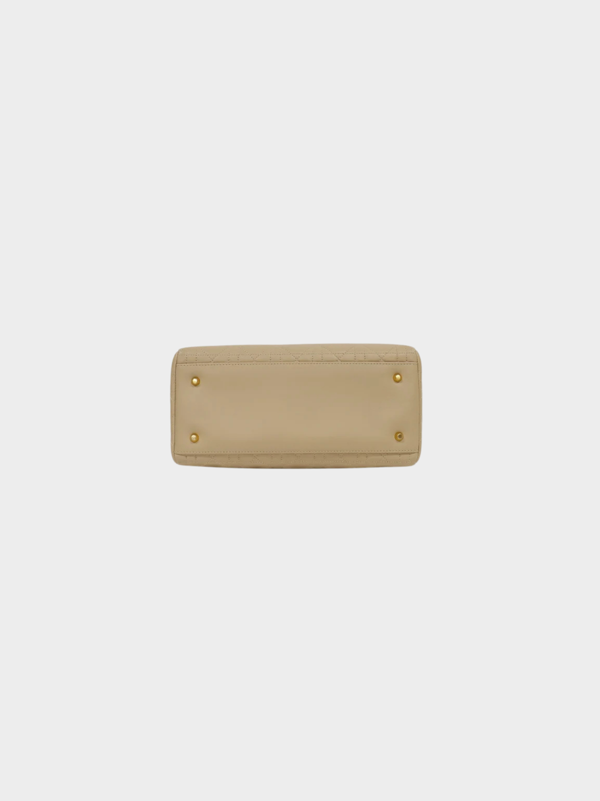 Christian Dior 2000s Ivory Leather Lady Dior Handbag