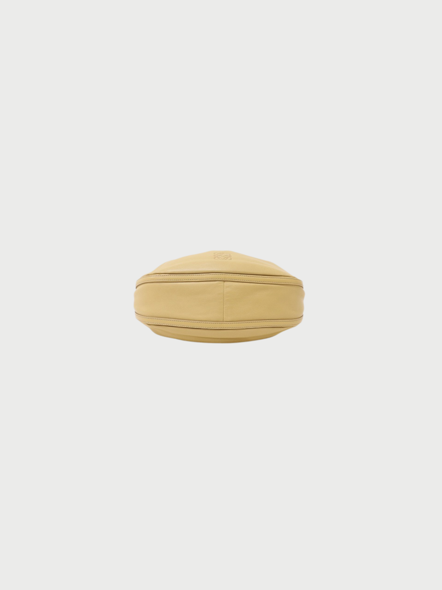 Loewe 2000s Beige Leather Anagram Shoulder Bag
