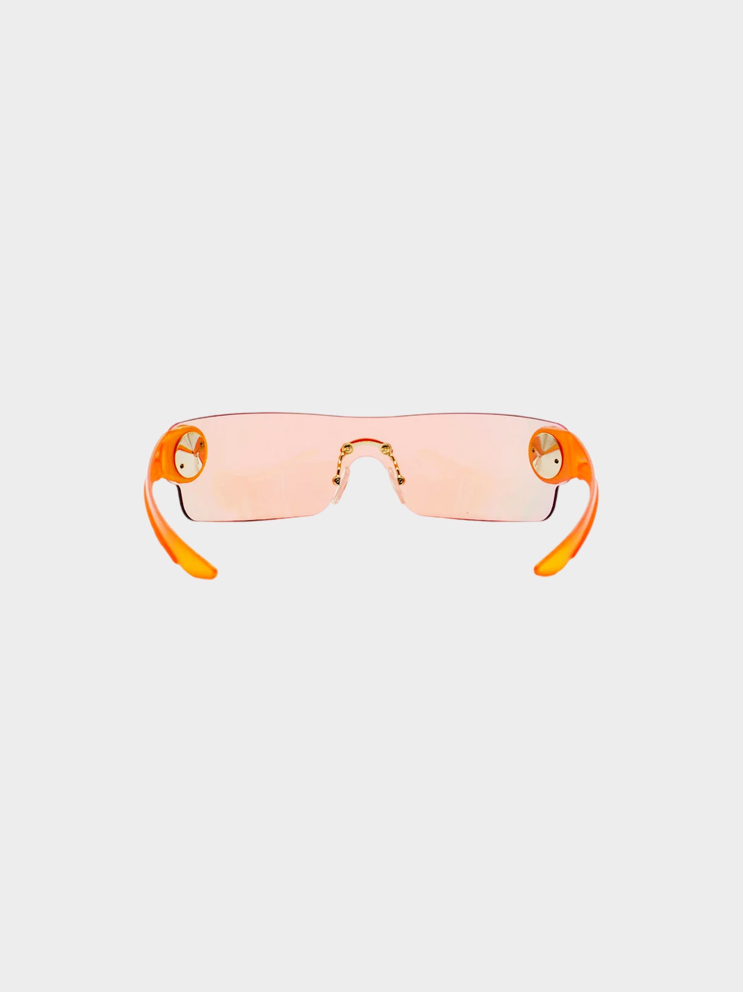 Christian Dior 2000s Orange Schlack 2 Sunglasses