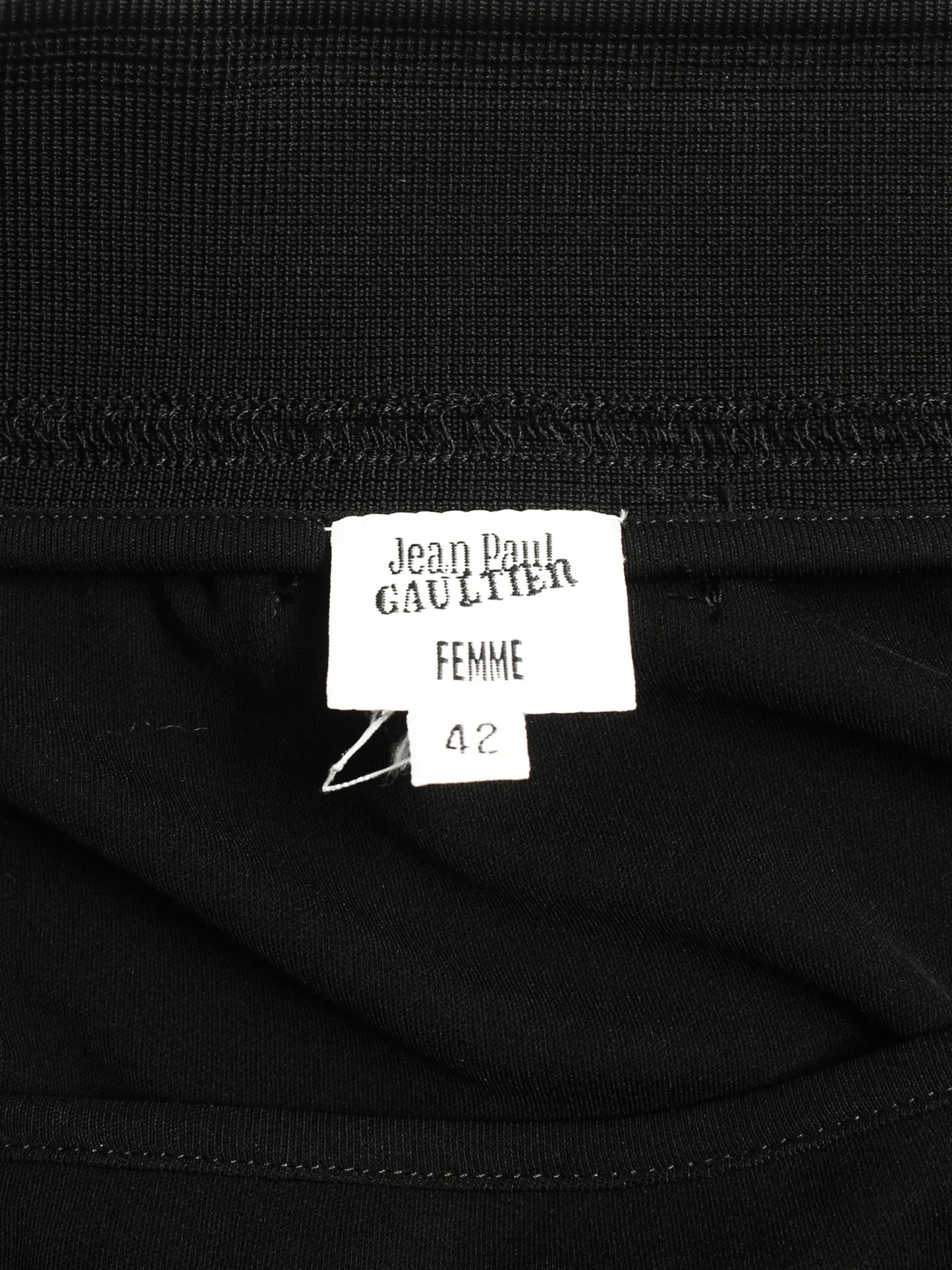 Jean Paul Gaultier 1990s Femme Black Flare Skirt