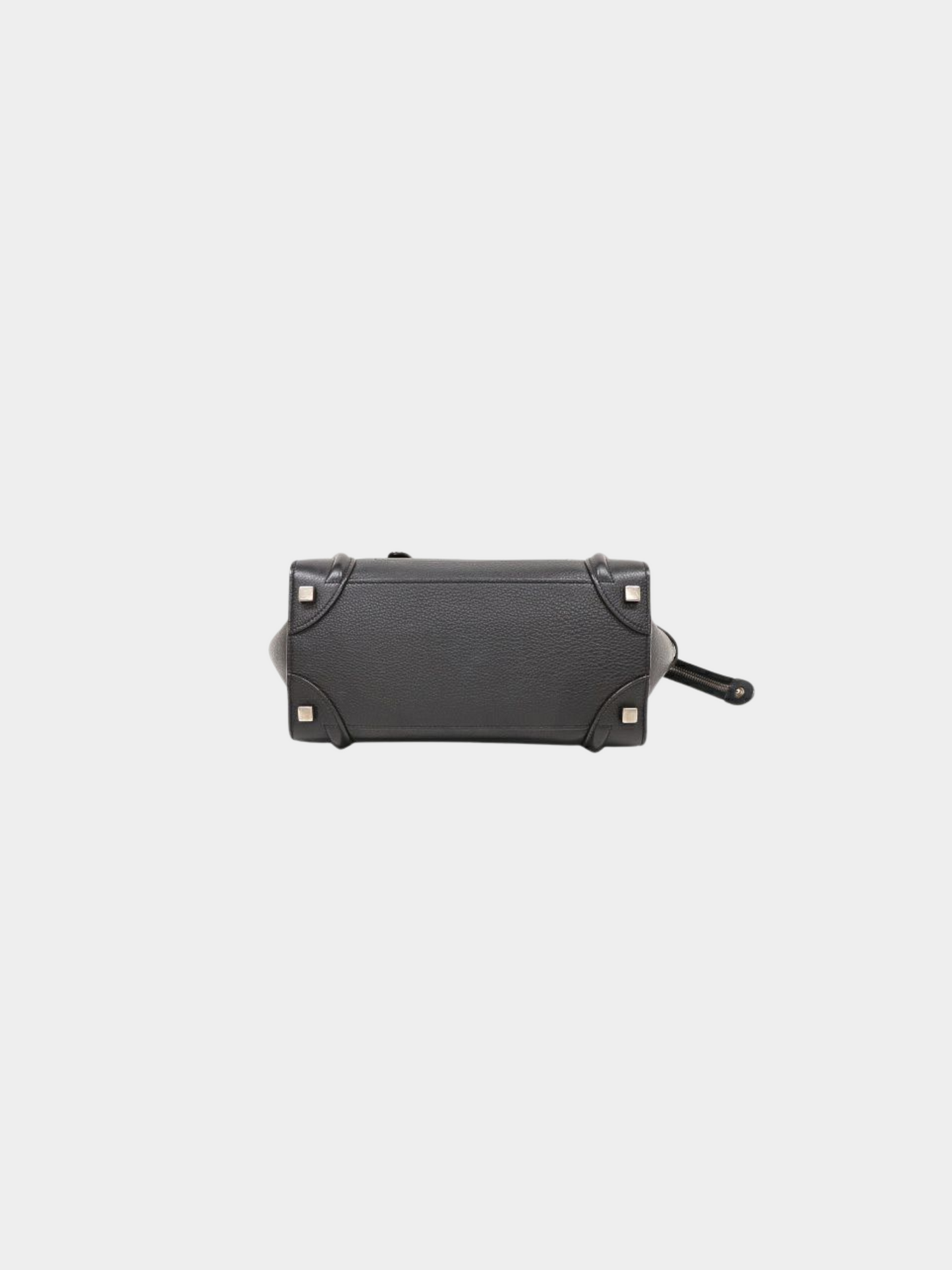 Celine 2010s Black Luggage Micro Tote Bag