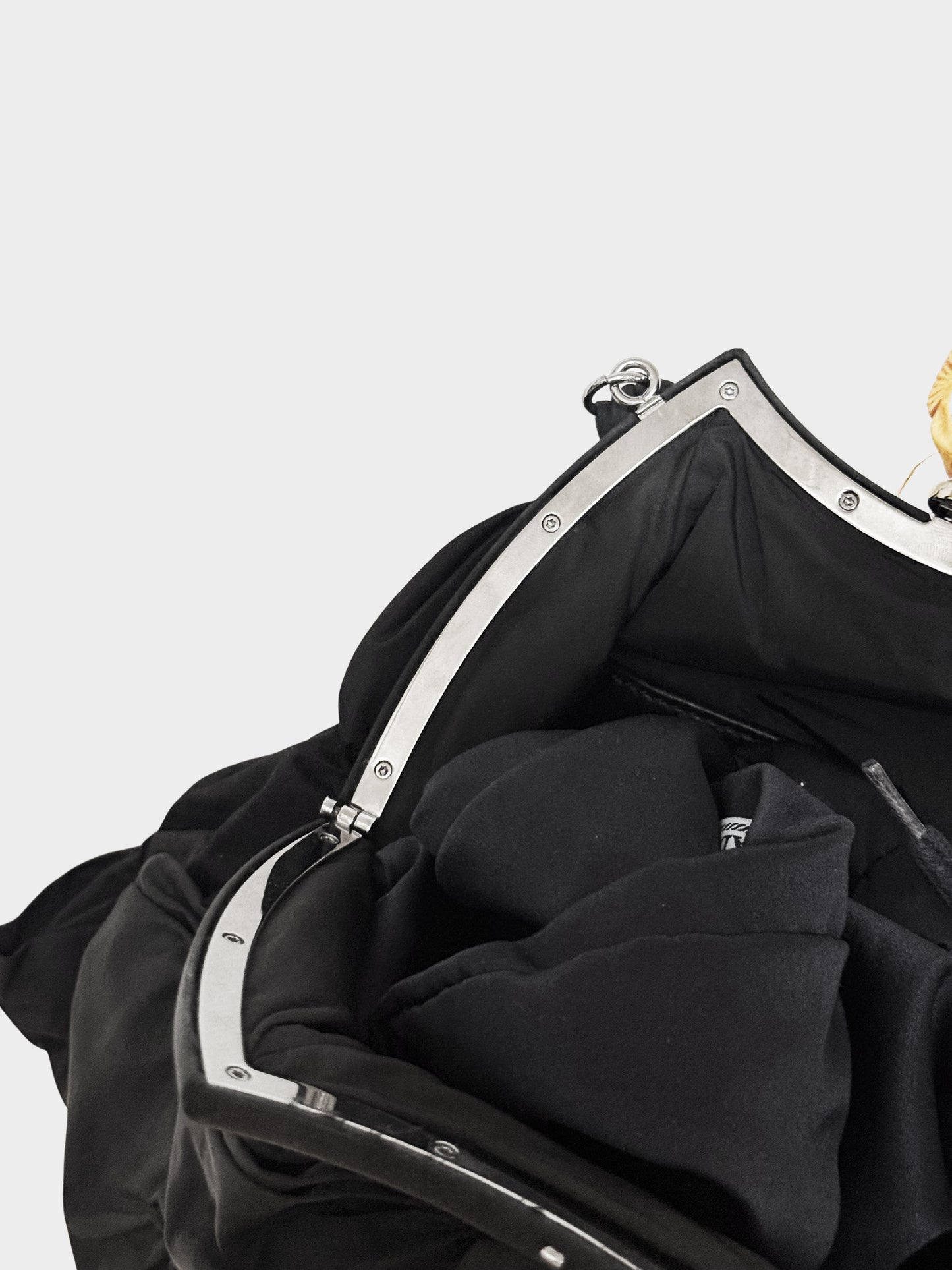 Prada SS 2024 Black Nylon 1913 Mythological Creature Bag