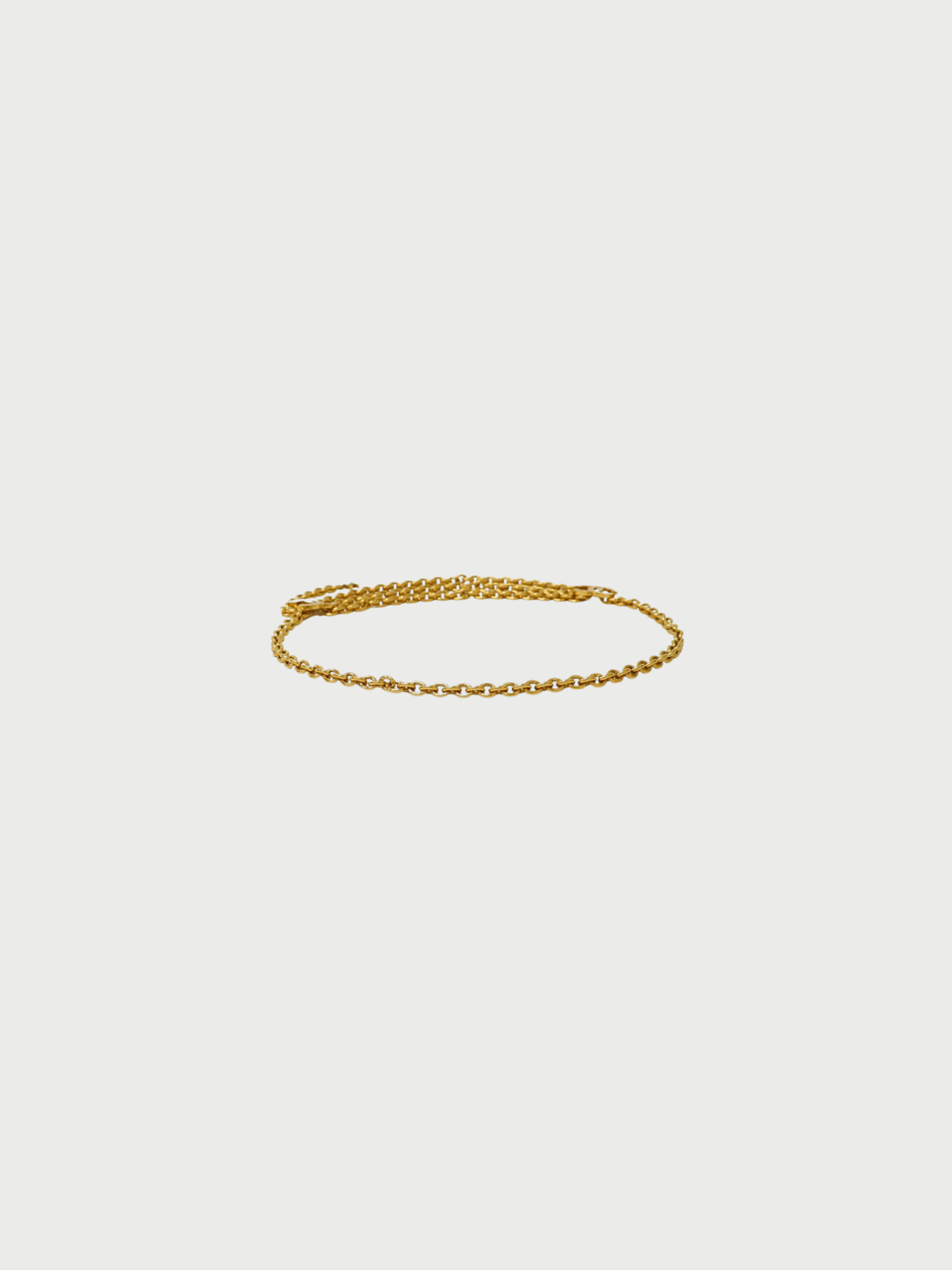 Chanel 2000s Gold Plated Metal COCO Chain Belt