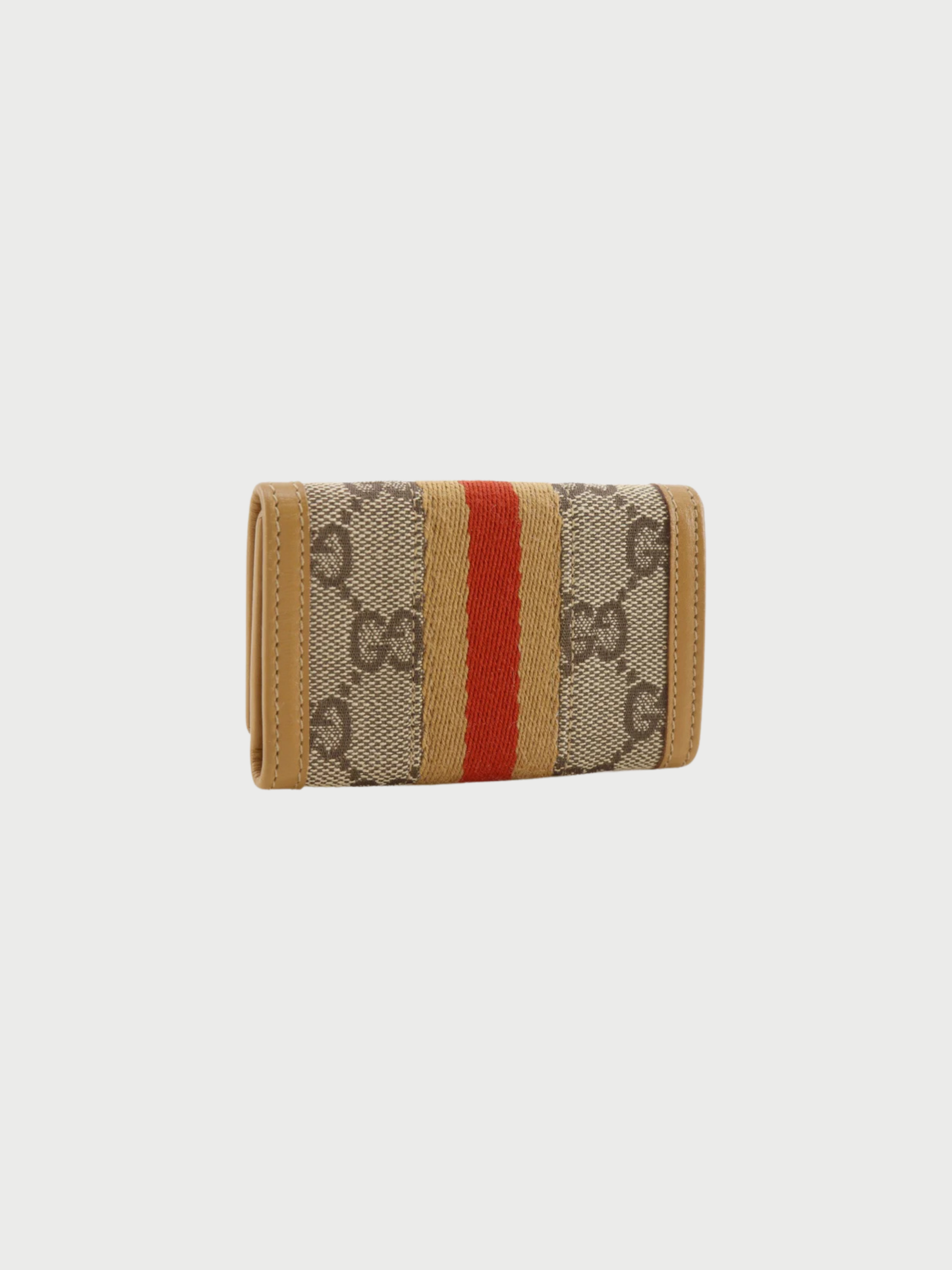 Gucci 2000s Beige GG Canvas Key Case