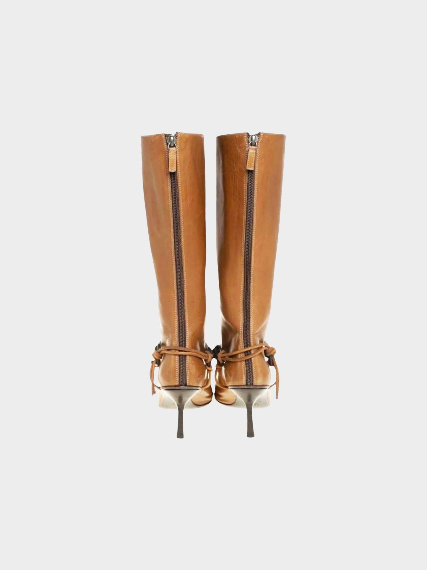 Gucci by Tom Ford FW 1999 Brown Leather Horsebit Boots