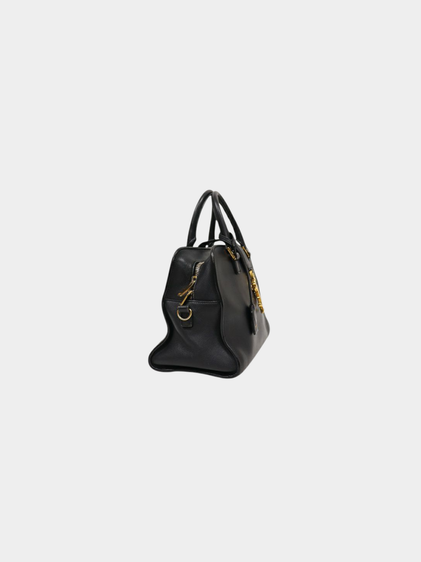 Yves Saint Laurent 2010s Black Baby Cabas Bag