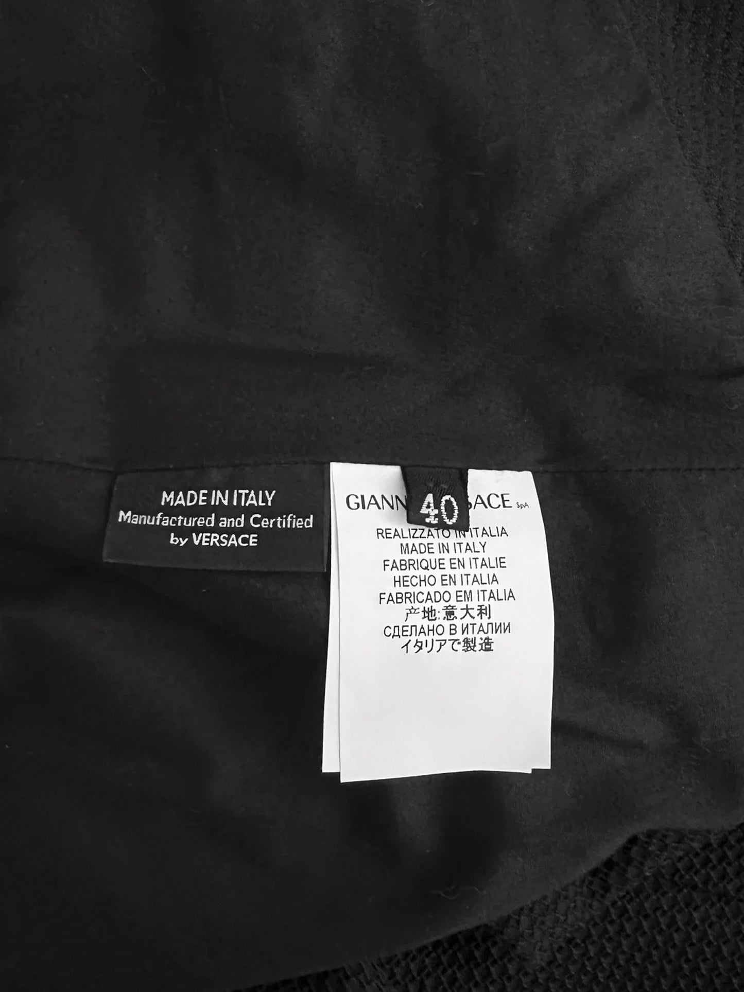 Gianni Versace FW 2010 Black Sleeveless Sheath Dress