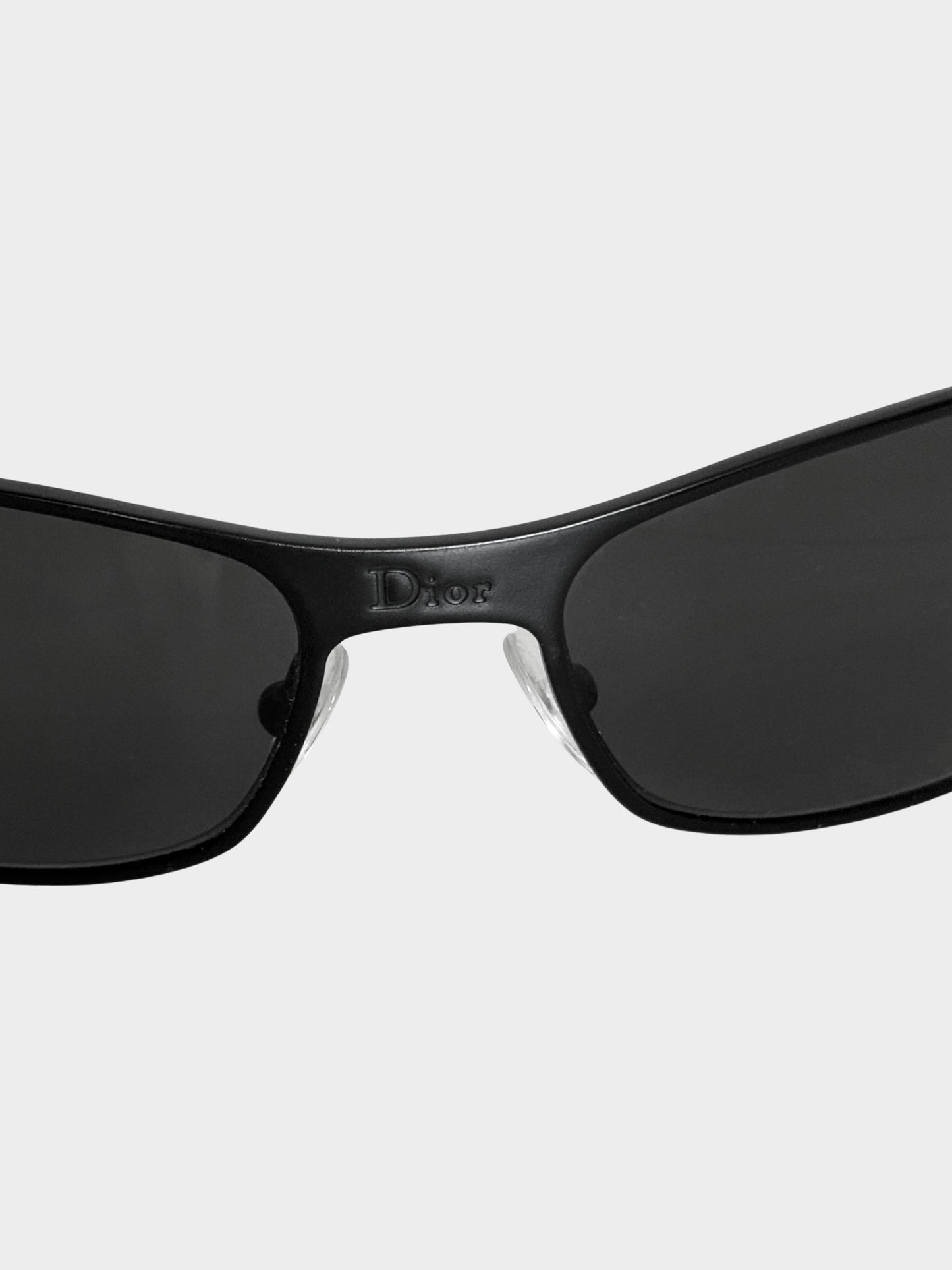 Christian Dior 2000s Black Hard Dior 2 Sunglasses