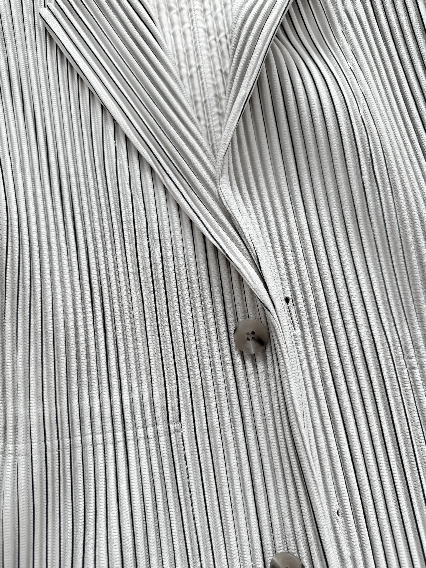 Issey Miyake 2023 Homme Plissé Light Grey Blazer