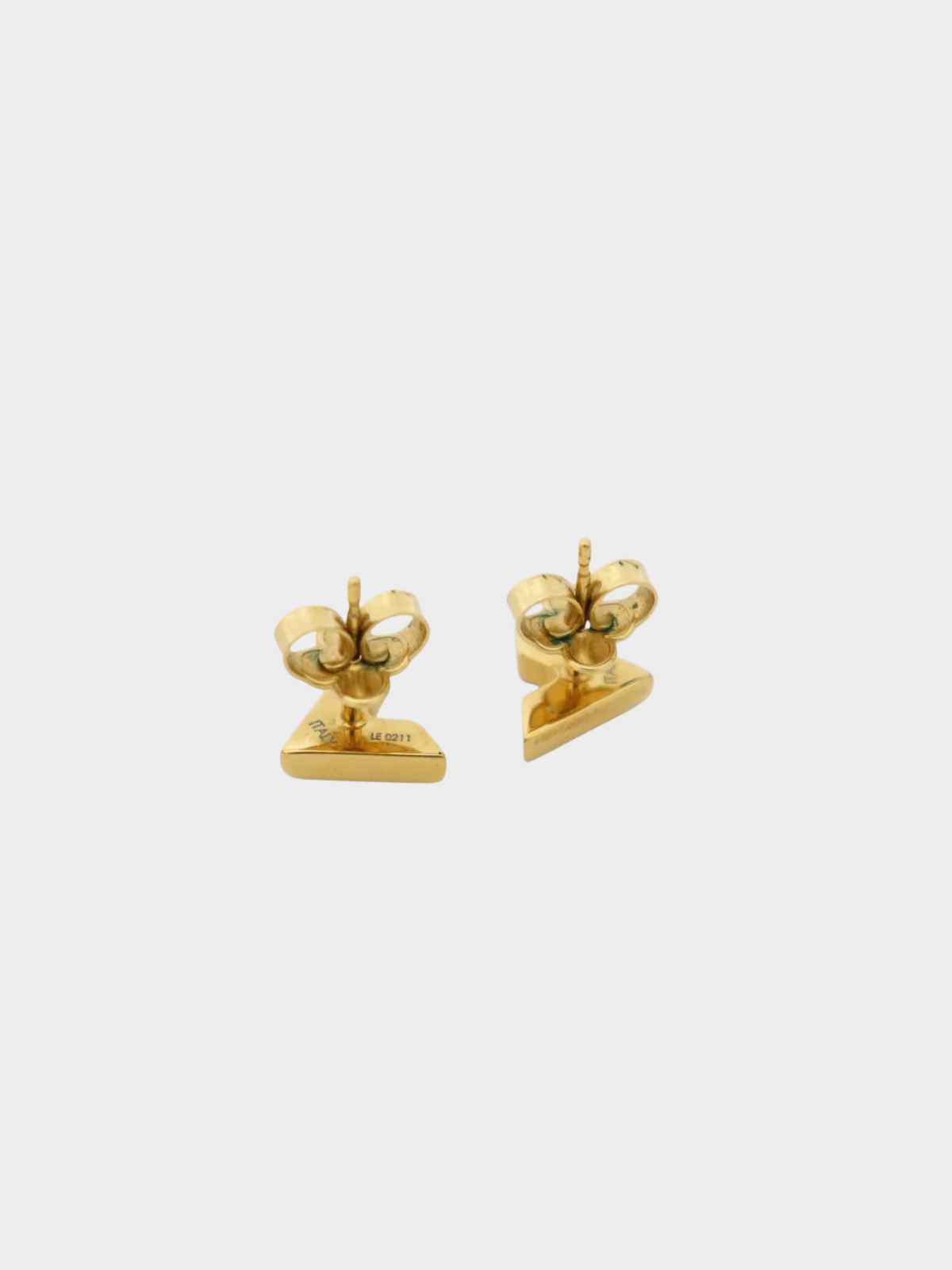 Louis Vuitton 2000s Gold Essential V Earrings