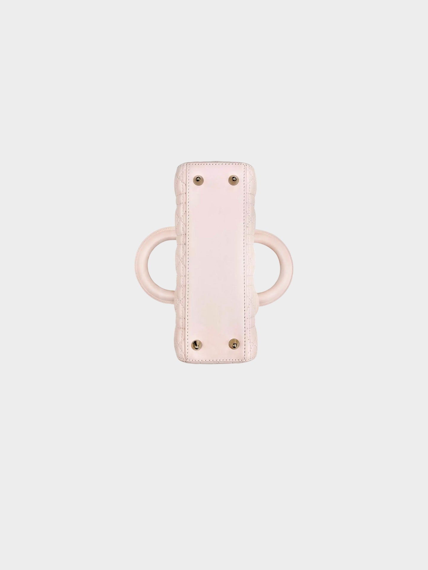 Christian Dior 2019 Light Pink Lambskin Small Lady Dior My ABCDior Bag