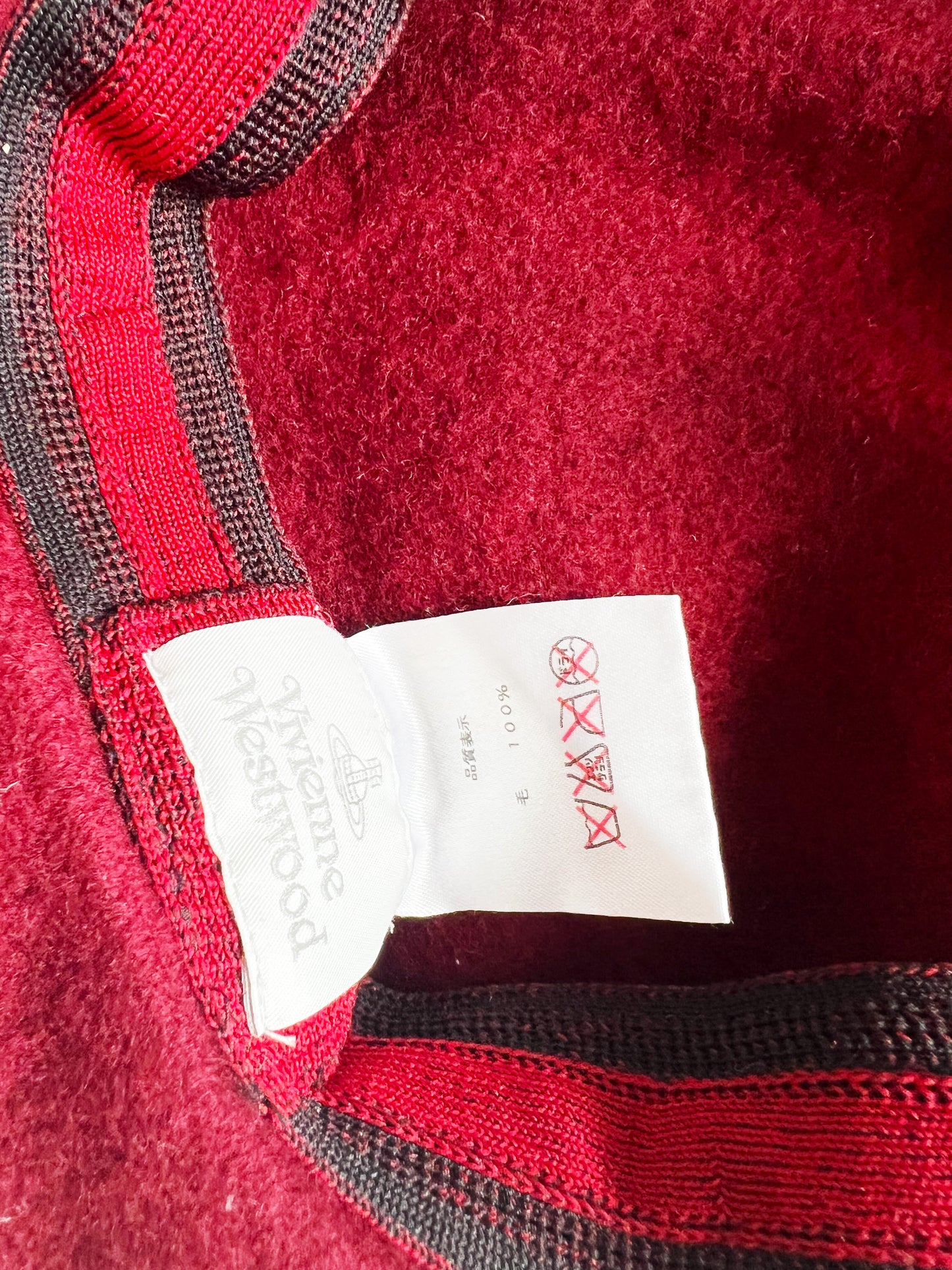 Vivienne Westwood 2000s Maroon Beret