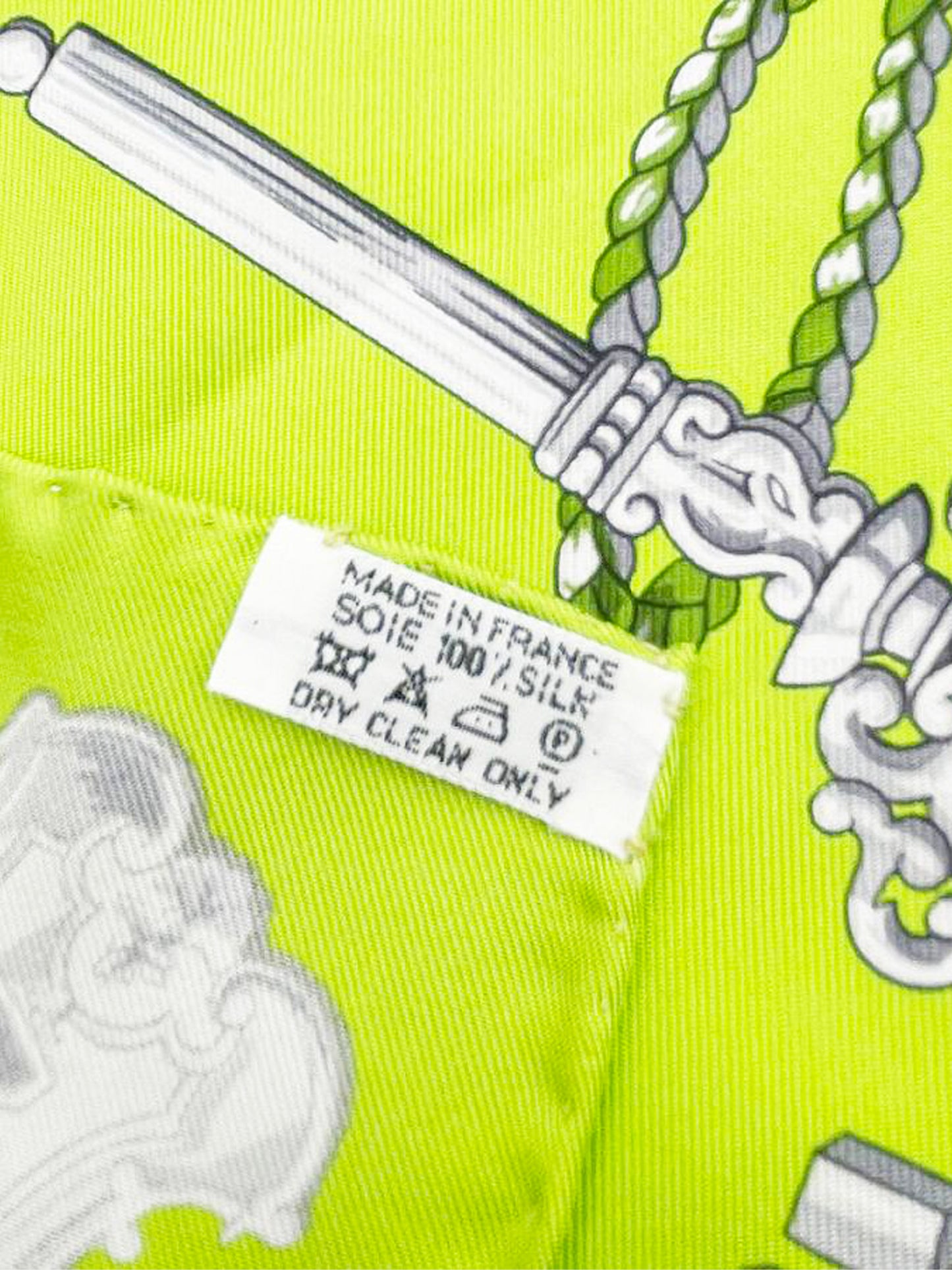 Hermès 2000s "Les Clés" Silk Scarf 90