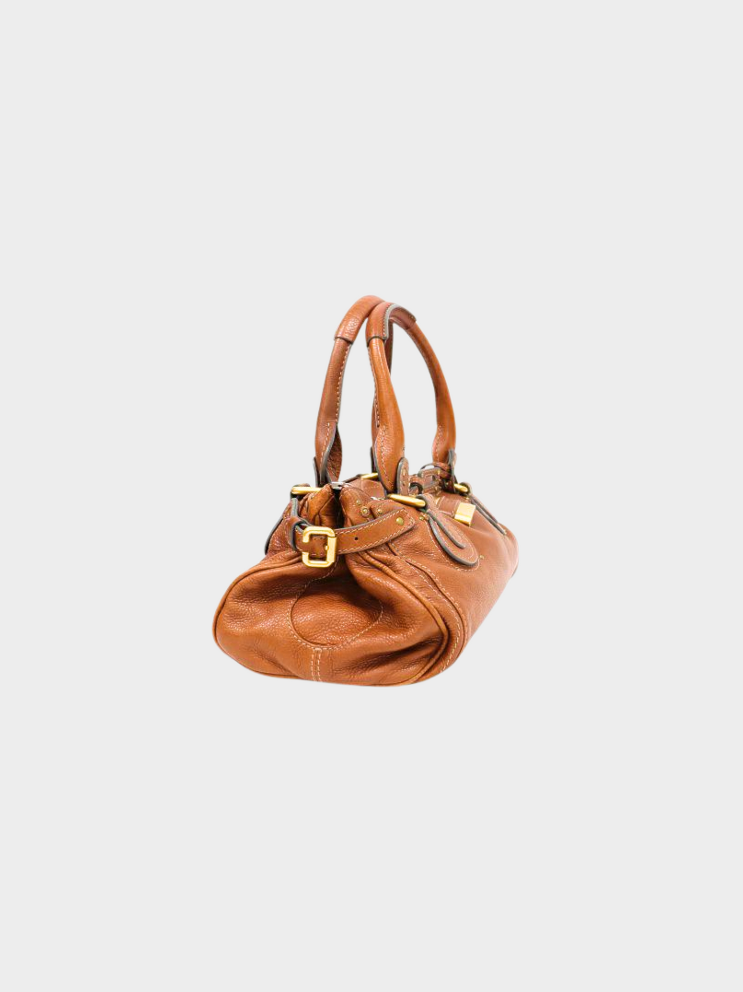 Chloe 2000s Brown Paddington Leather Bag