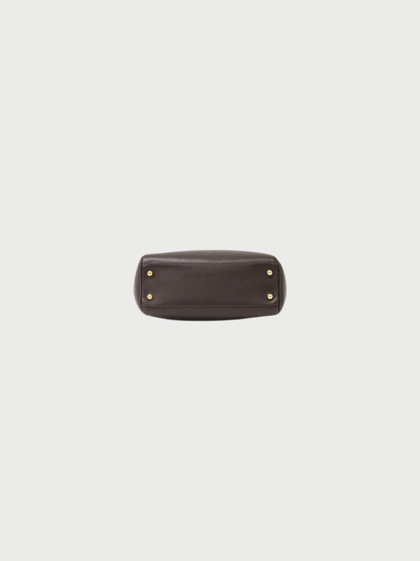 Loewe 2000s Dark Brown Leather Heritage Handbag