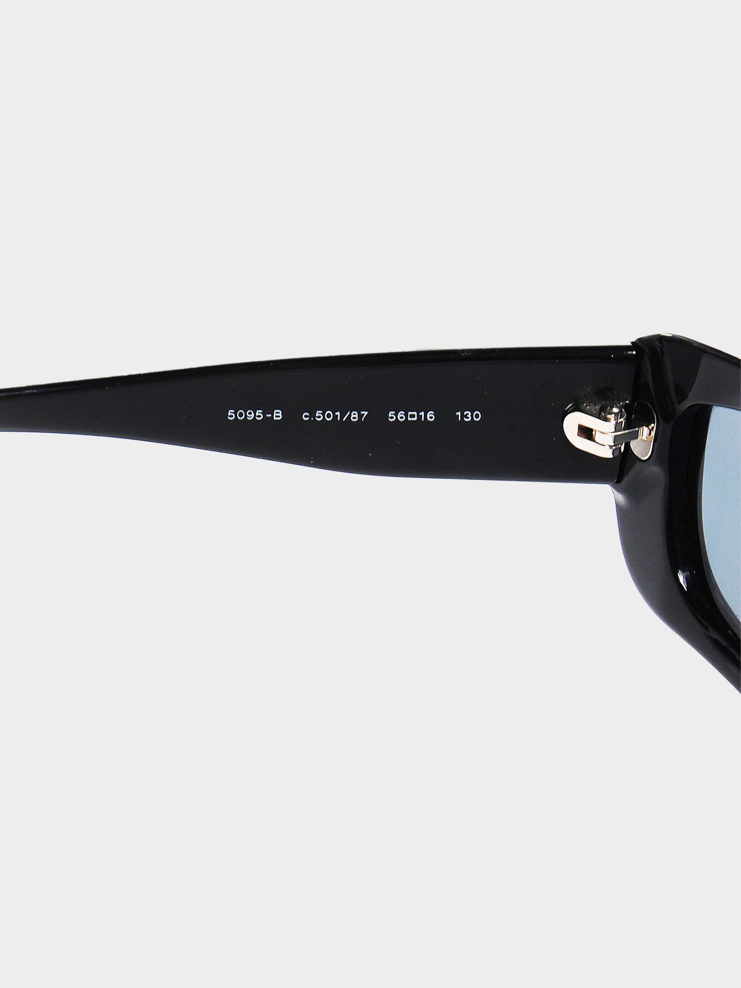 Chanel 2005 Black Narrow Crystal Embellished Sunglasses