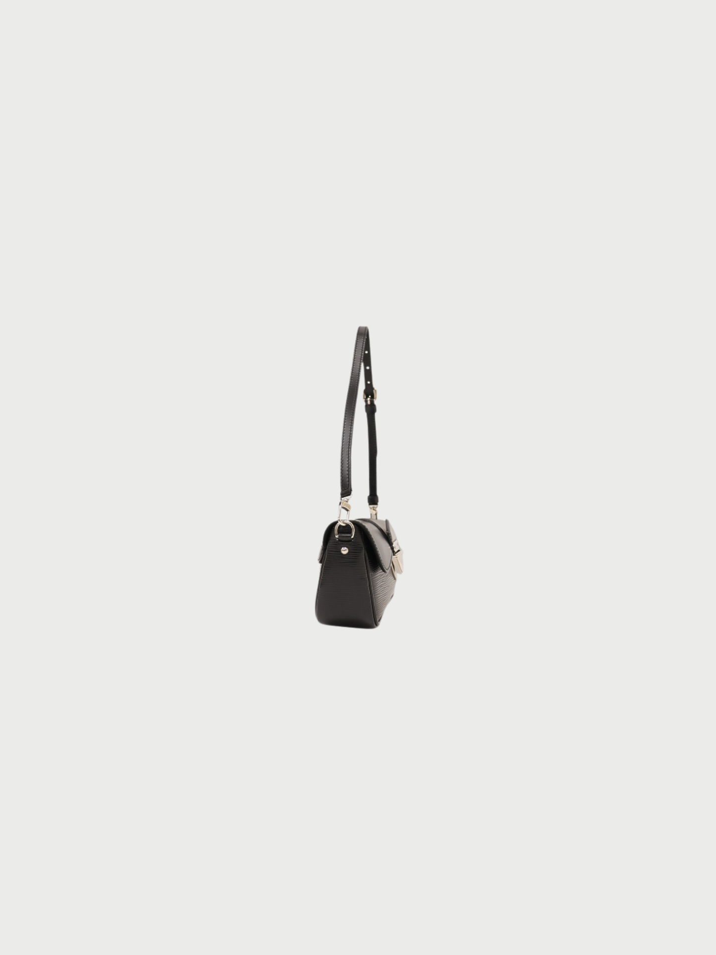 Louis Vuitton 2010s Black Epi Leather Pochette Montaigne