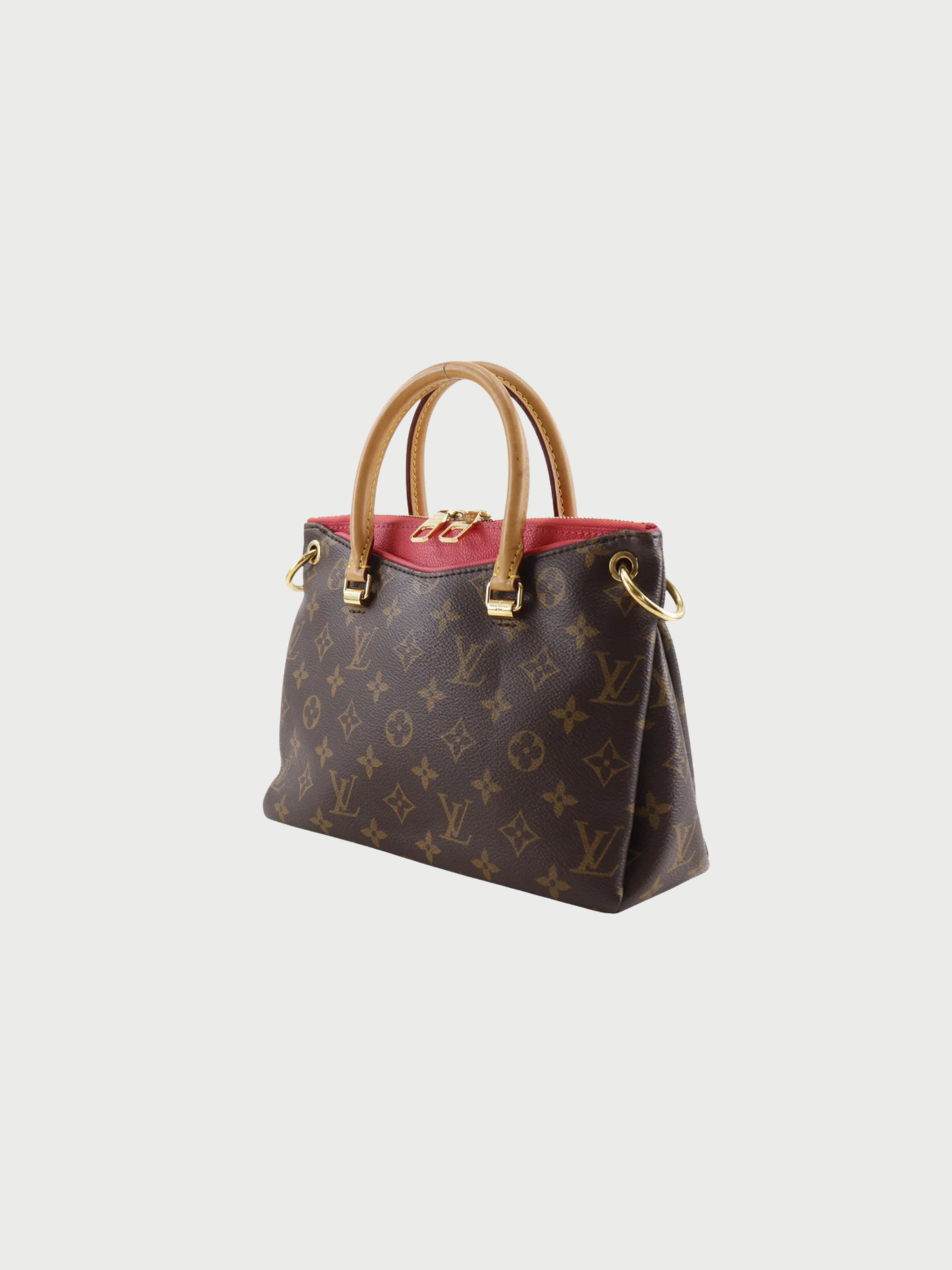 Louis Vuitton 2014 Brown Monogram Canvas Pallas BB 2-Way Handbagv
