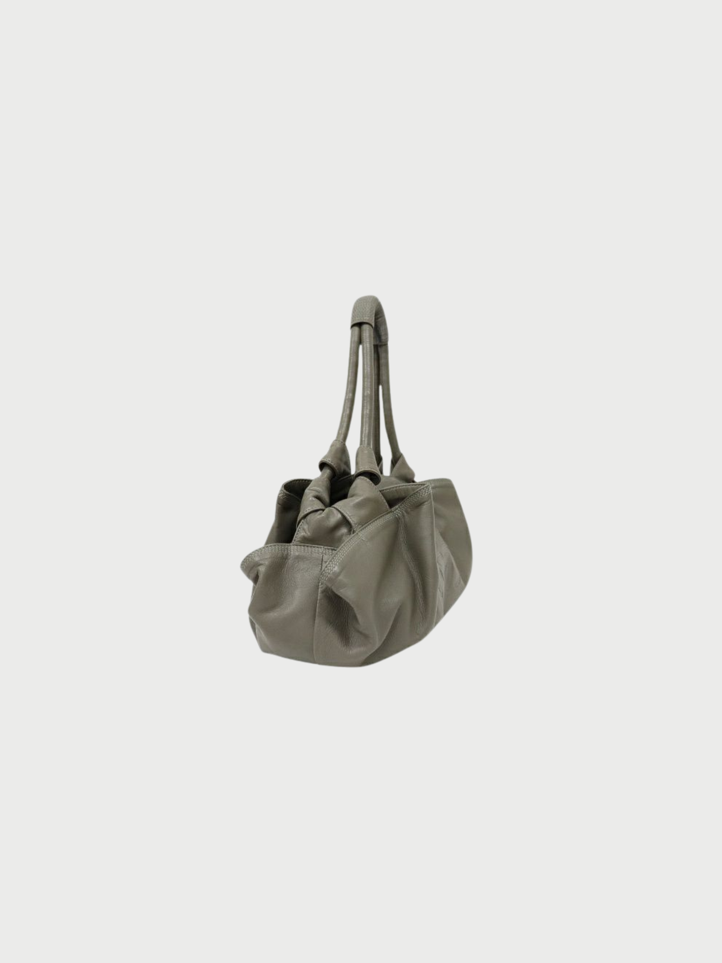 Loewe 2000s Grey Nappa Aire Bag